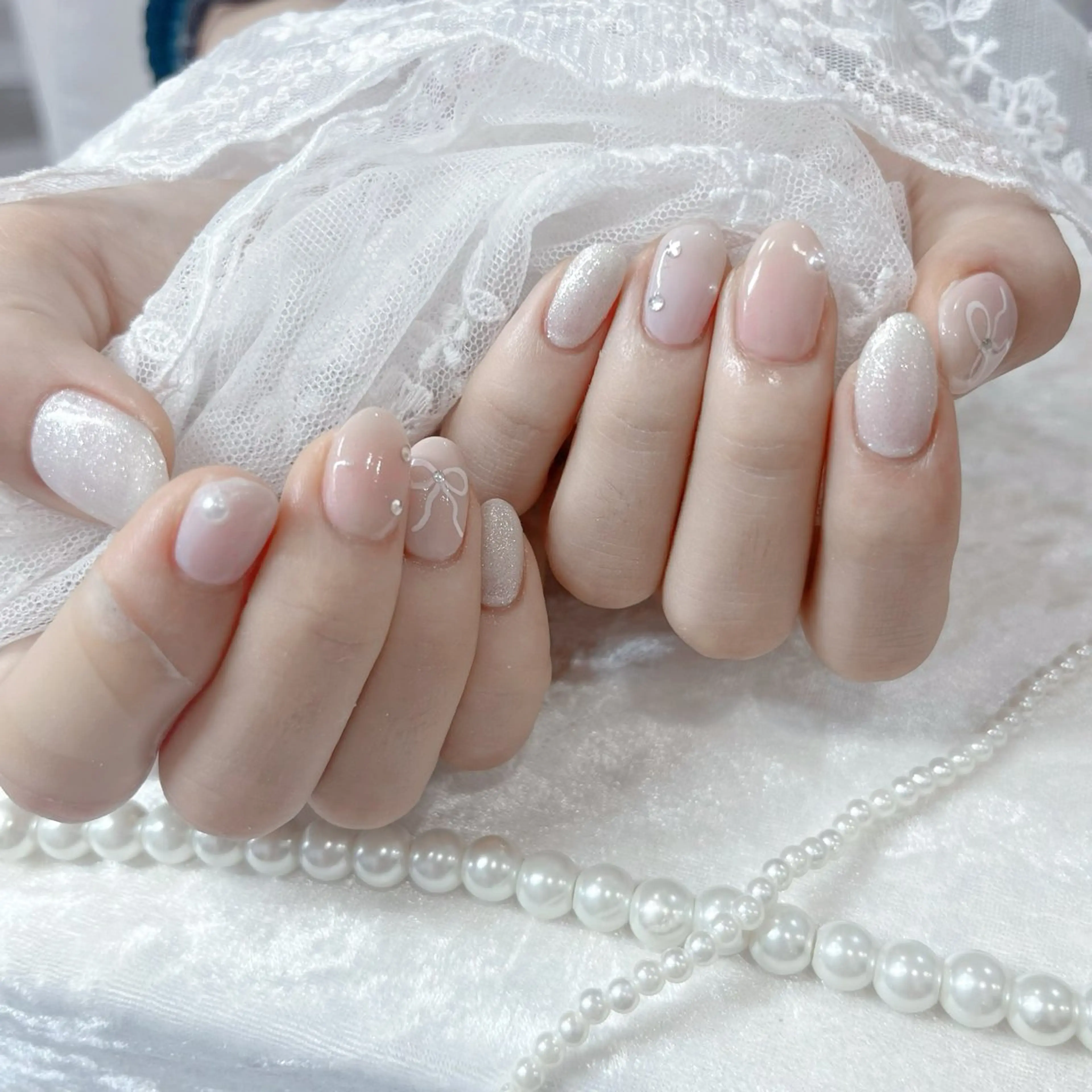 ネイル ハンドネイル Maya 🧊🫧‪のネイルデザイン