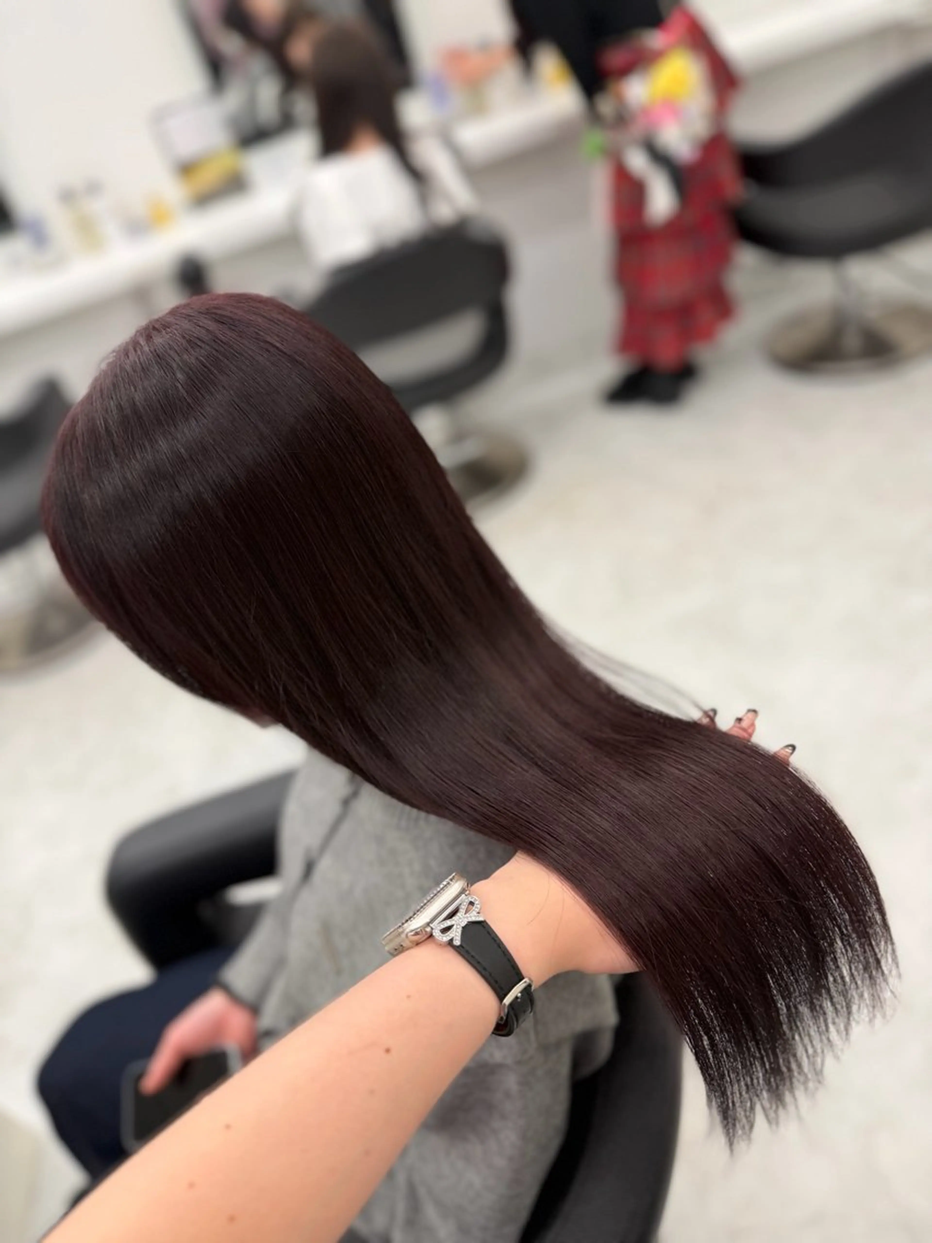 ロング カラー ヘアカラー トリートメント 🤍レイヤー/顔周り /hirari🤍のヘアスタイル