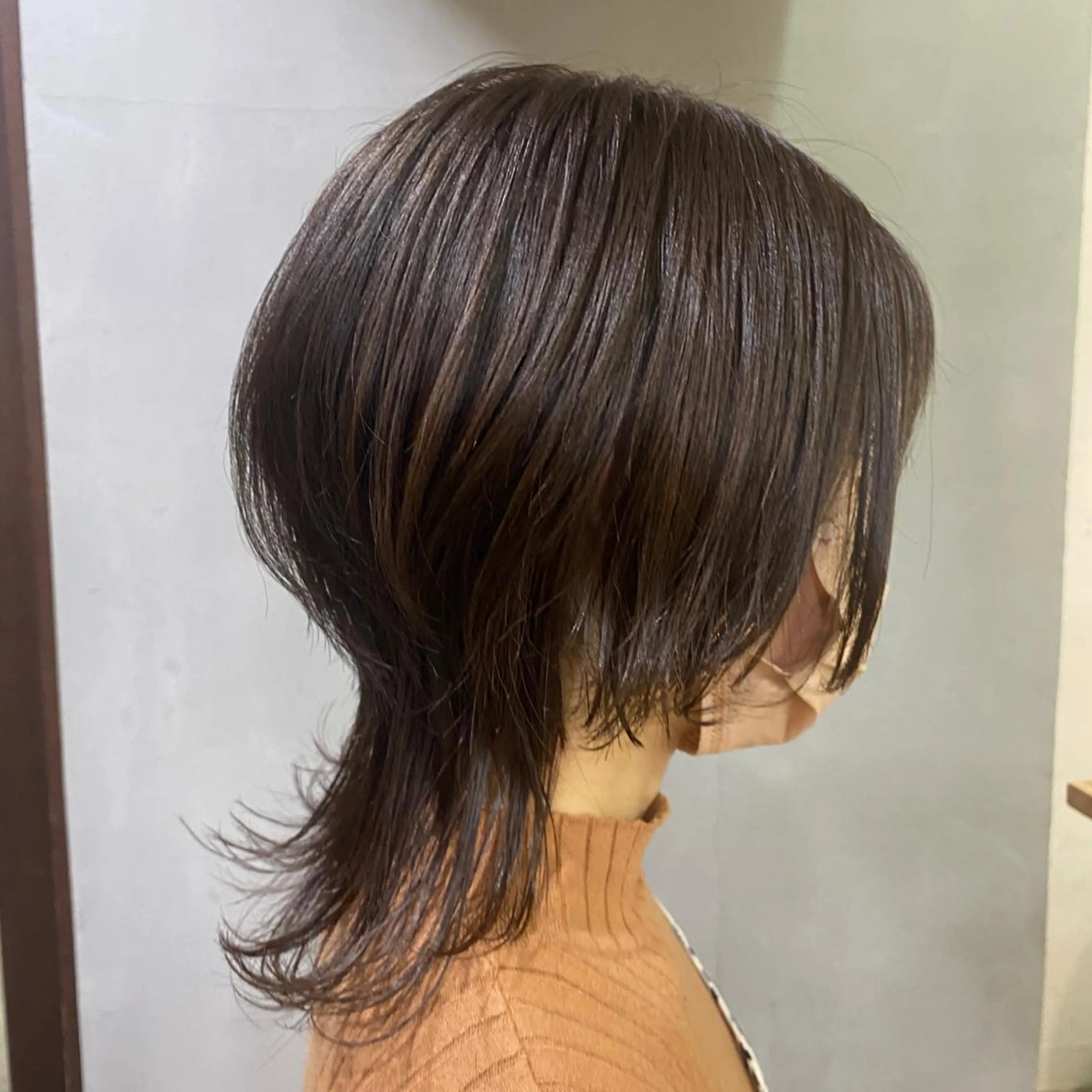 ミディアム カラー 舟橋 りんかのヘアスタイル