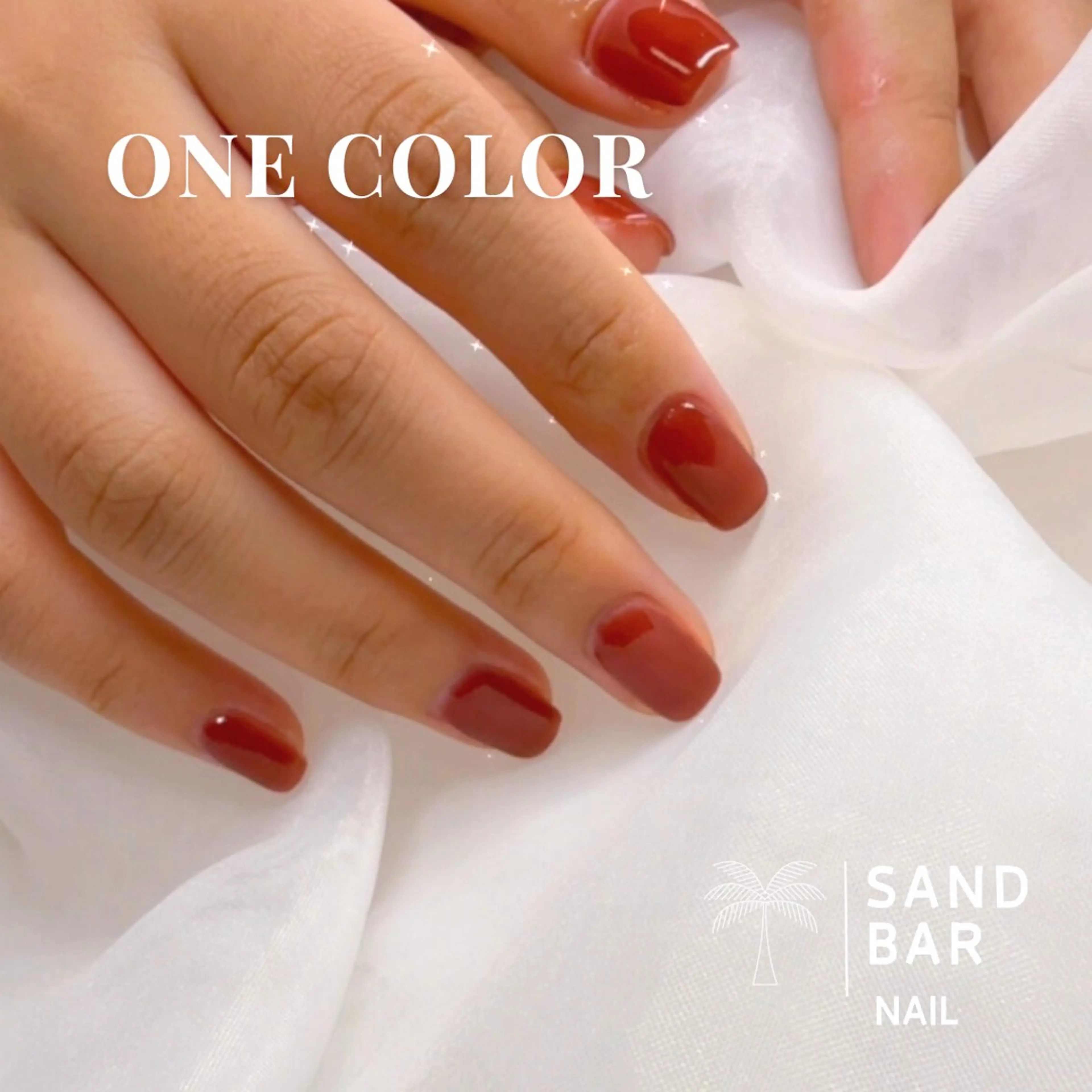 ネイル スクエアネイル SAND BAR  NAILのネイルデザイン