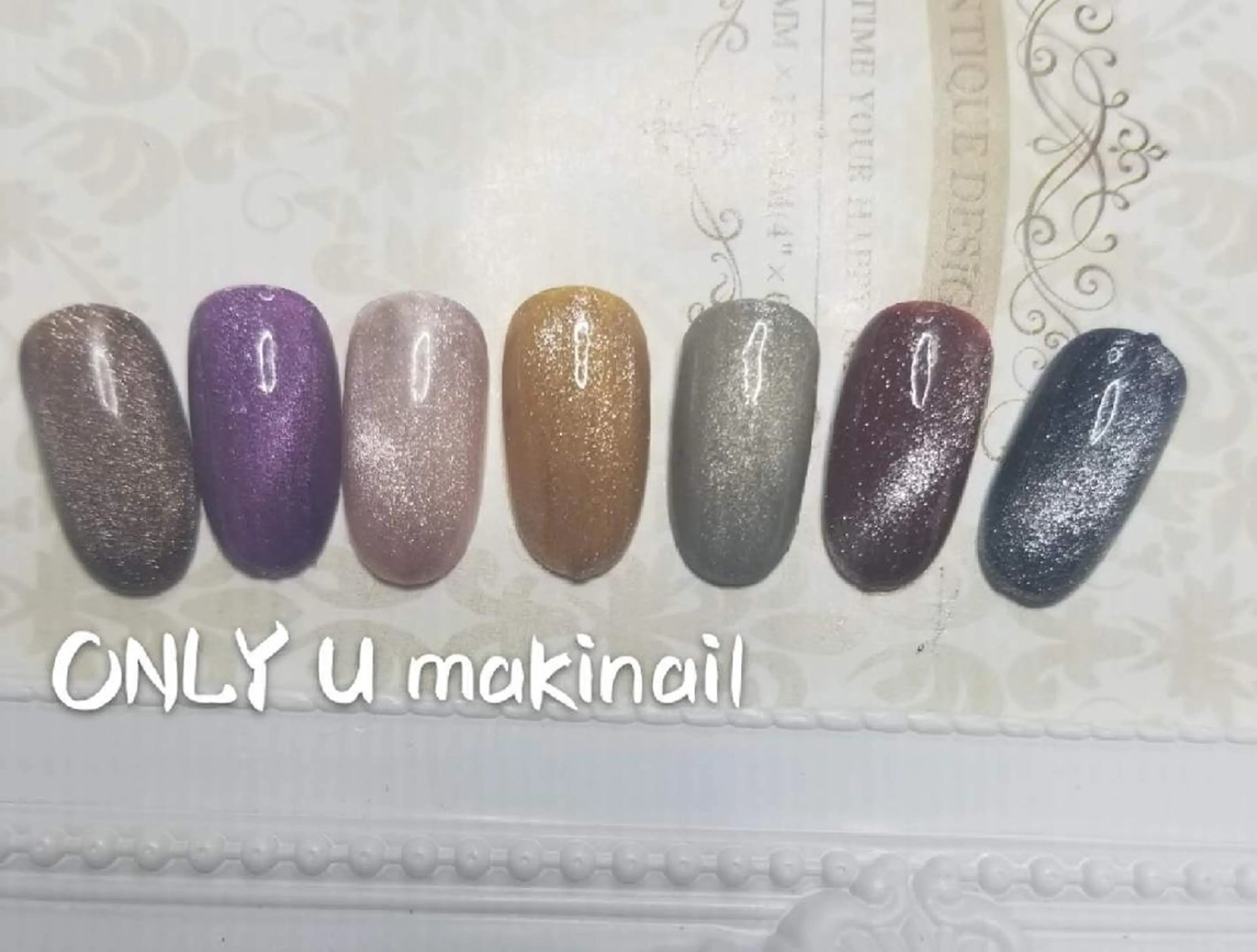 [オフ無料]人気マグネットネイル💅ワンカラー　6600の写真