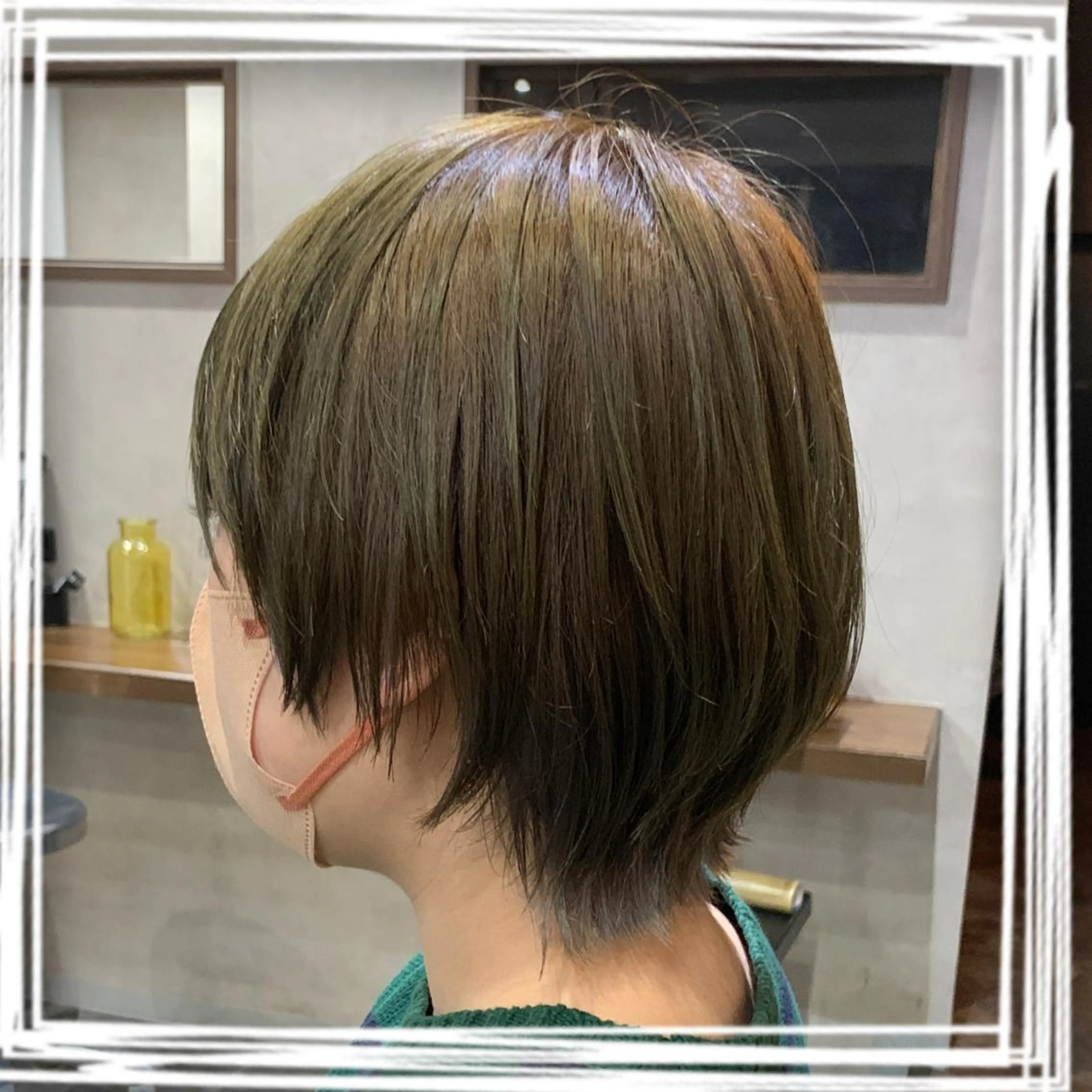 ショート カラー enx天王町店 伊藤　愛央のヘアスタイル