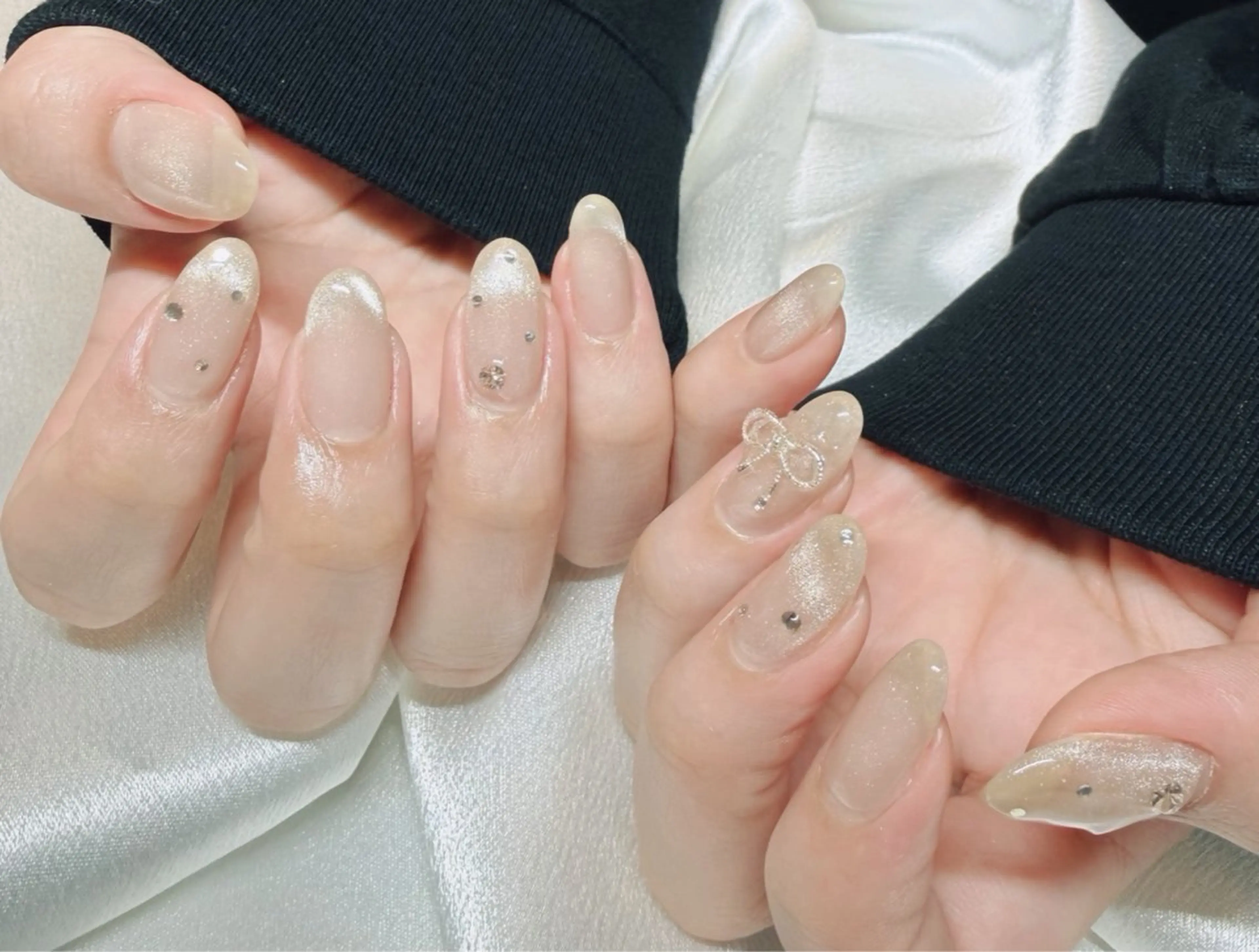 ネイル マグネットネイル シンプルネイル Maylie nail 大森店所属・大森Maylie Kayaのネイルデザイン