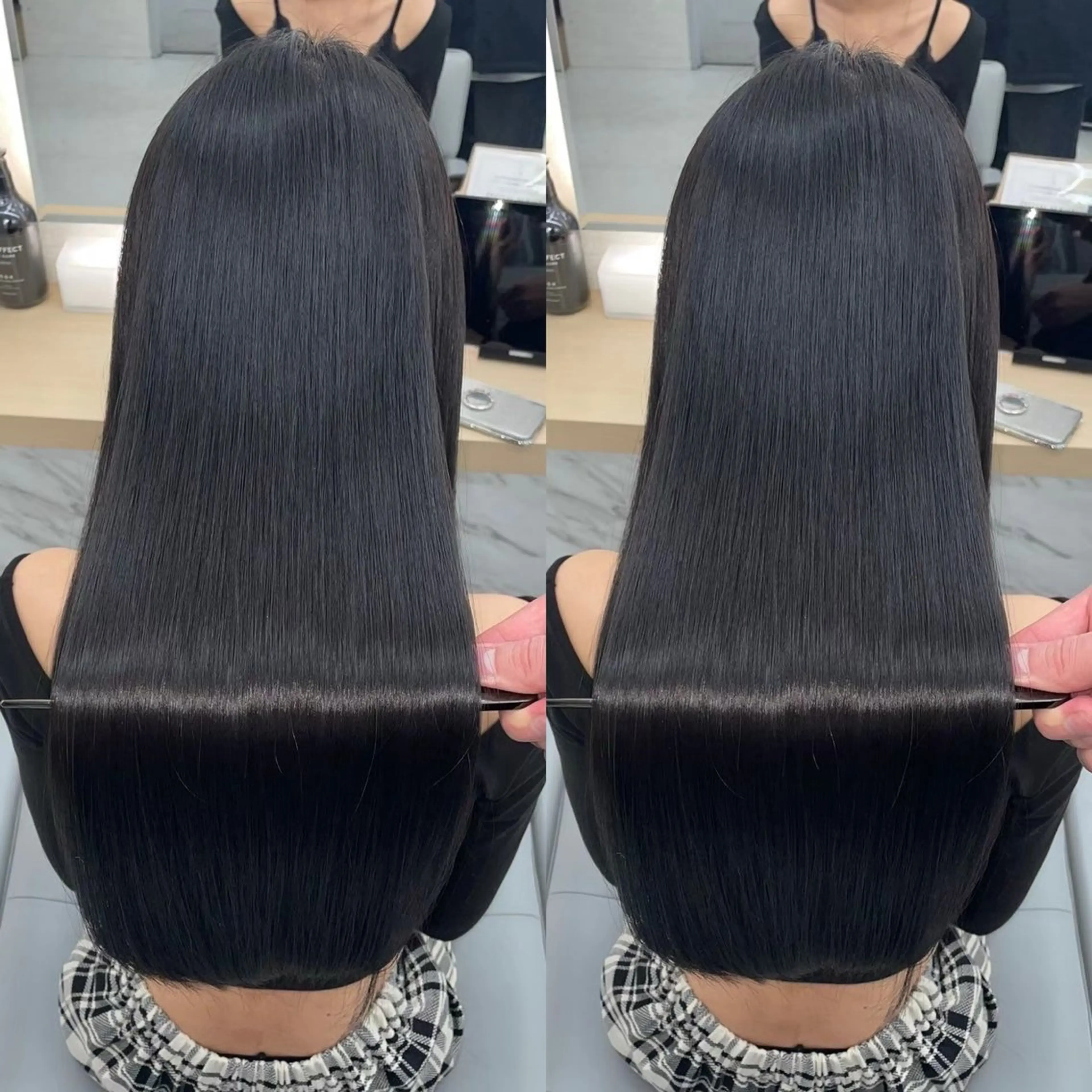 セミロング 半個室サロンyoures hair 髪質改善トリートメント東新宿店所属・榊原竜弥 髪質改善/美髪作りのヘアスタイル