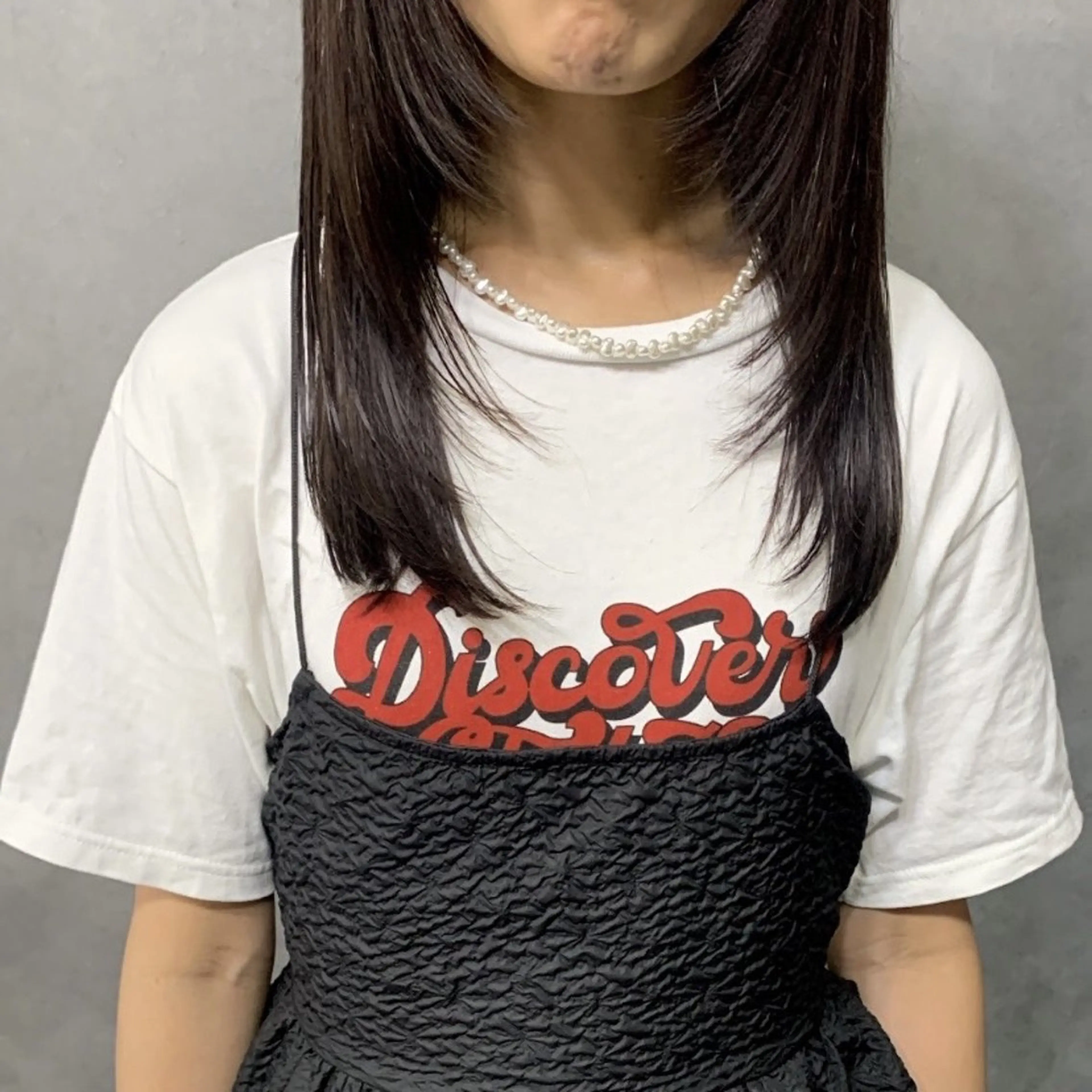 セミロング 顔周りカット レイヤーカット カット トリートメント chouette シュエットのヘアスタイル