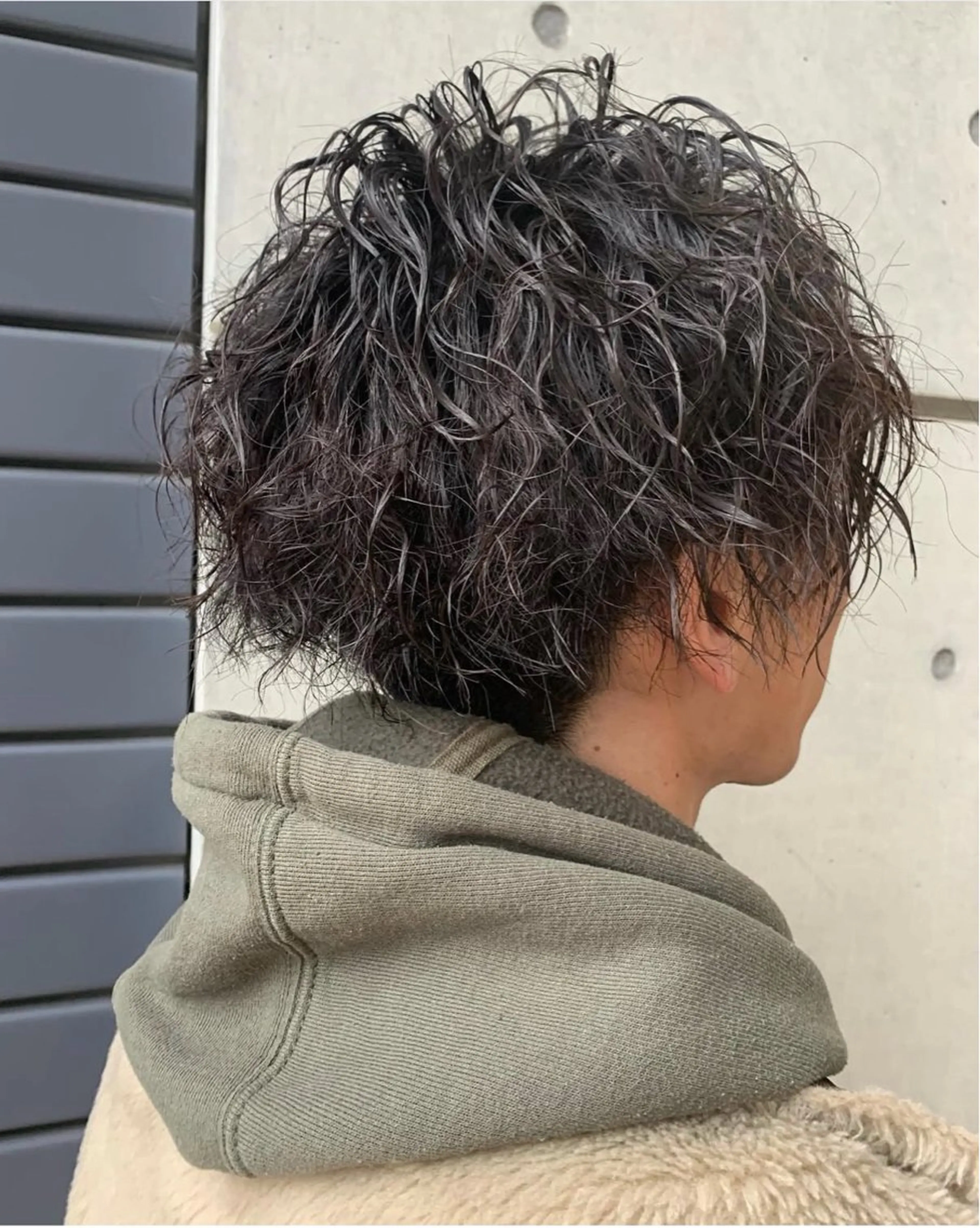 ショート パーマ メンズ パーマ特化 motooのヘアスタイル