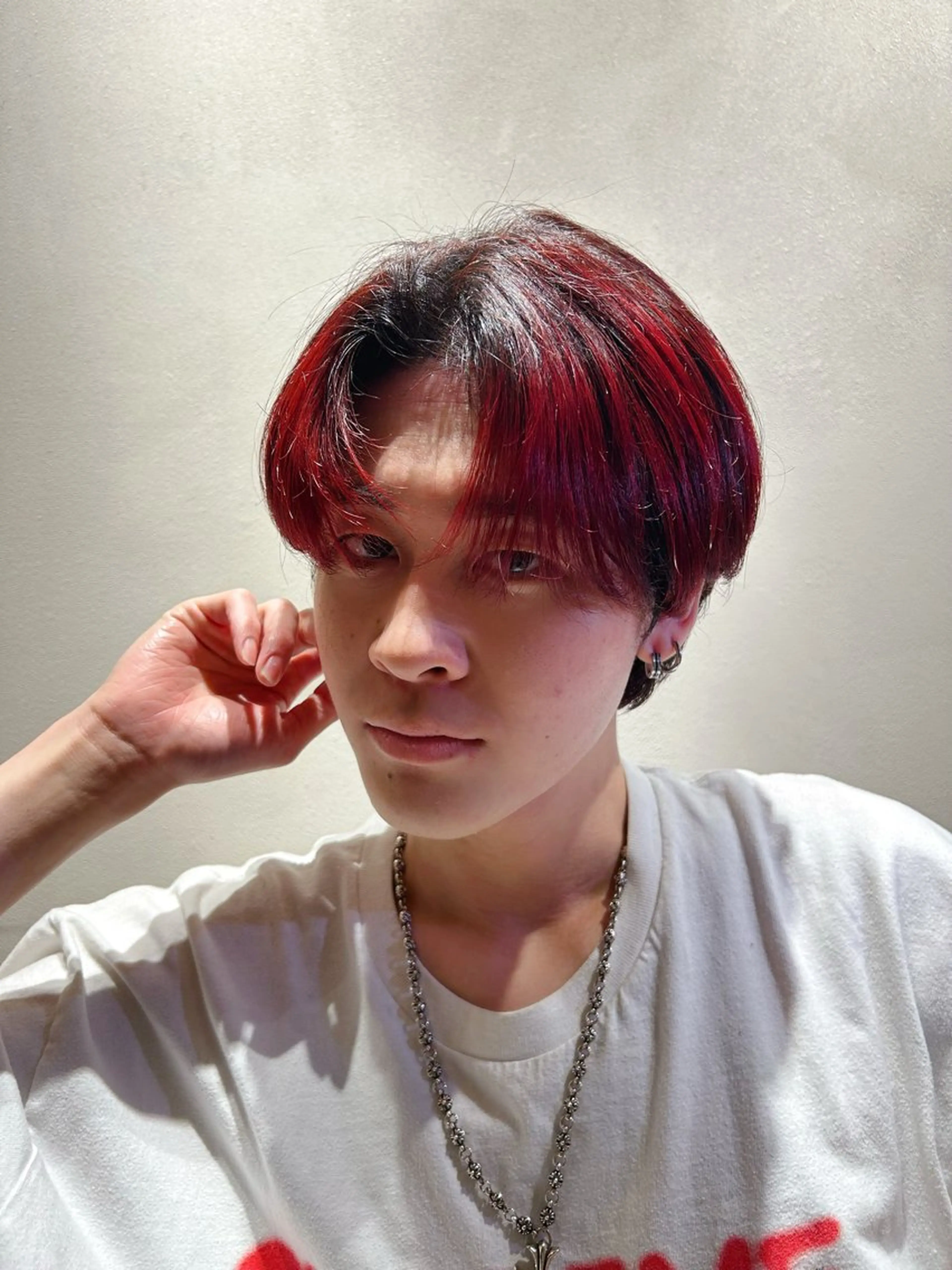 カラー メンズ ヘアカラー トリートメント いぶき/透明感カラー 🎨メンズパーマ🔥のヘアスタイル