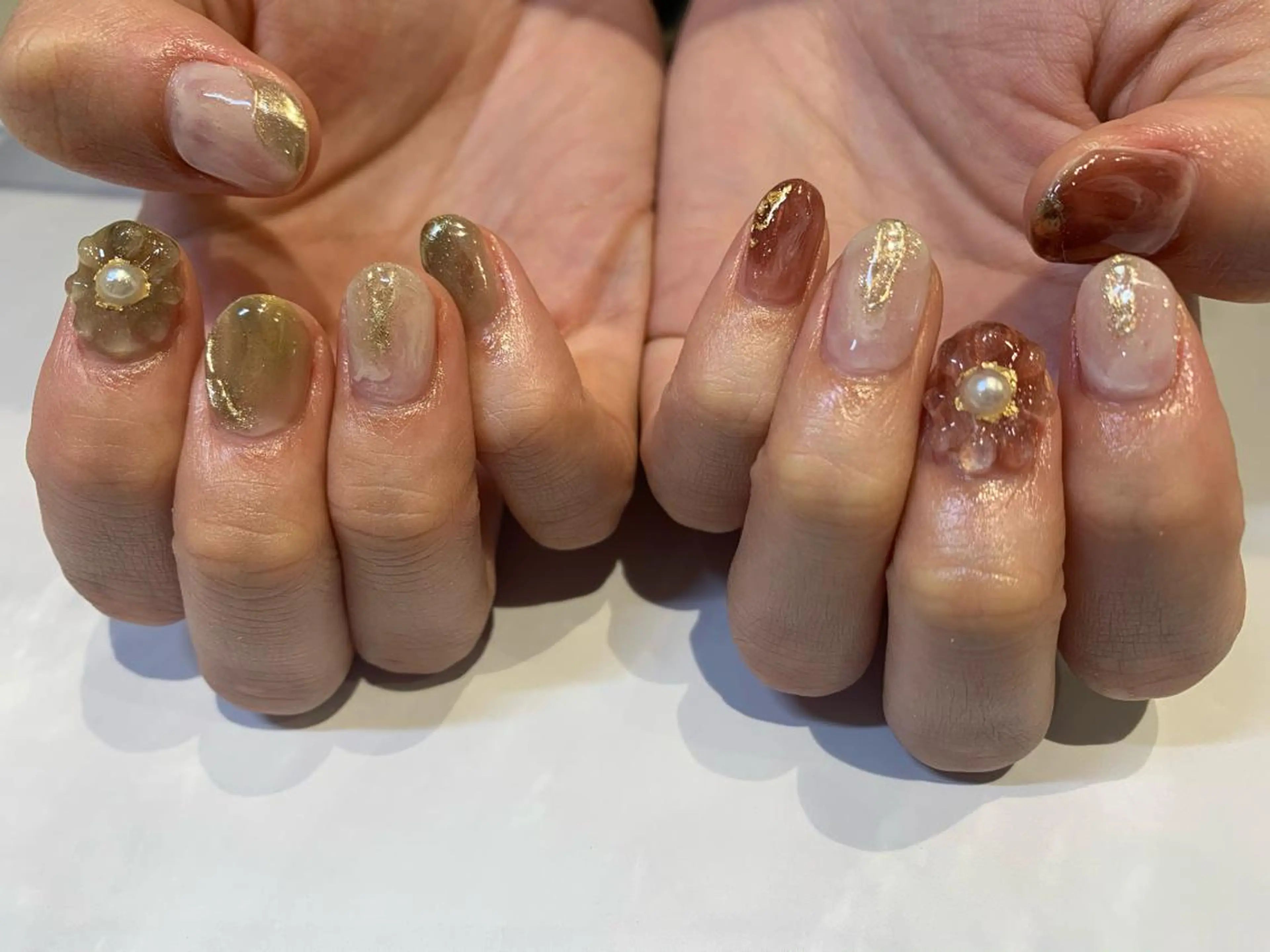 ネイル ニュアンスネイル nail＊ runa🌻のネイルデザイン