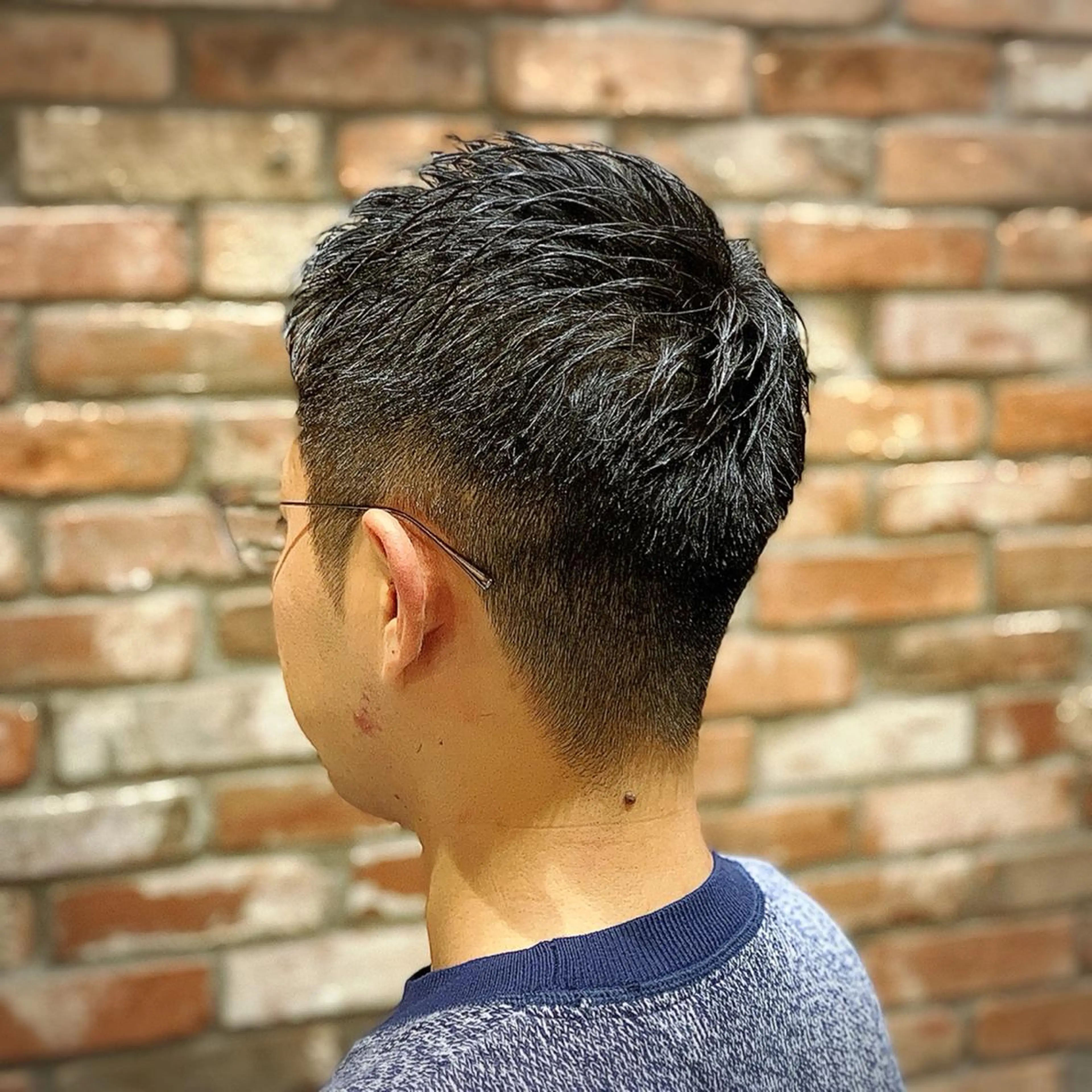 ショート メンズ HIROGINZAプレミアムバーバー赤坂店所属・田中 千恩のヘアスタイル