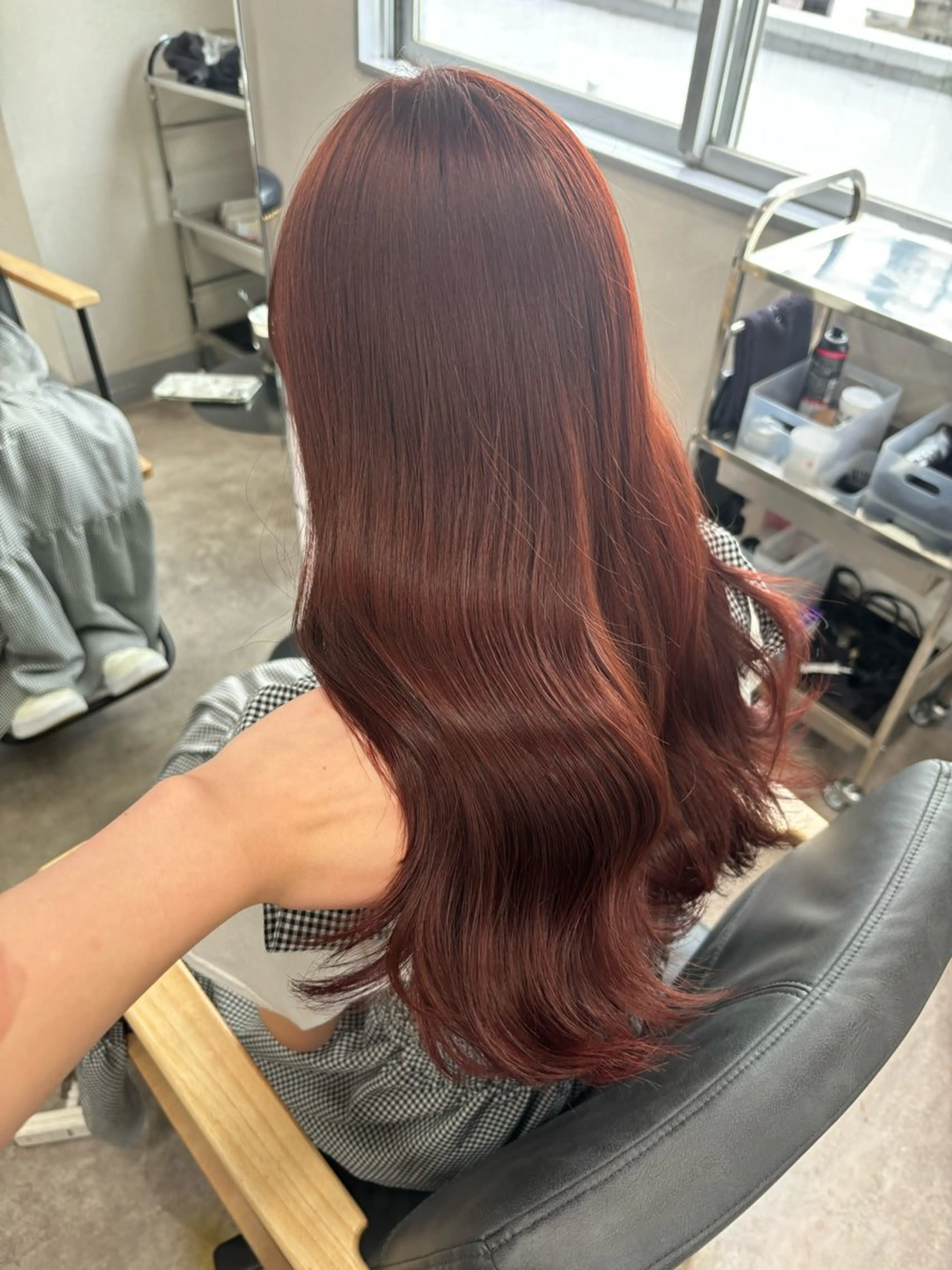 ロング ヘアカラー トリートメント ヘアセット ブリーチなし暖色 💗AKARI💗のヘアスタイル