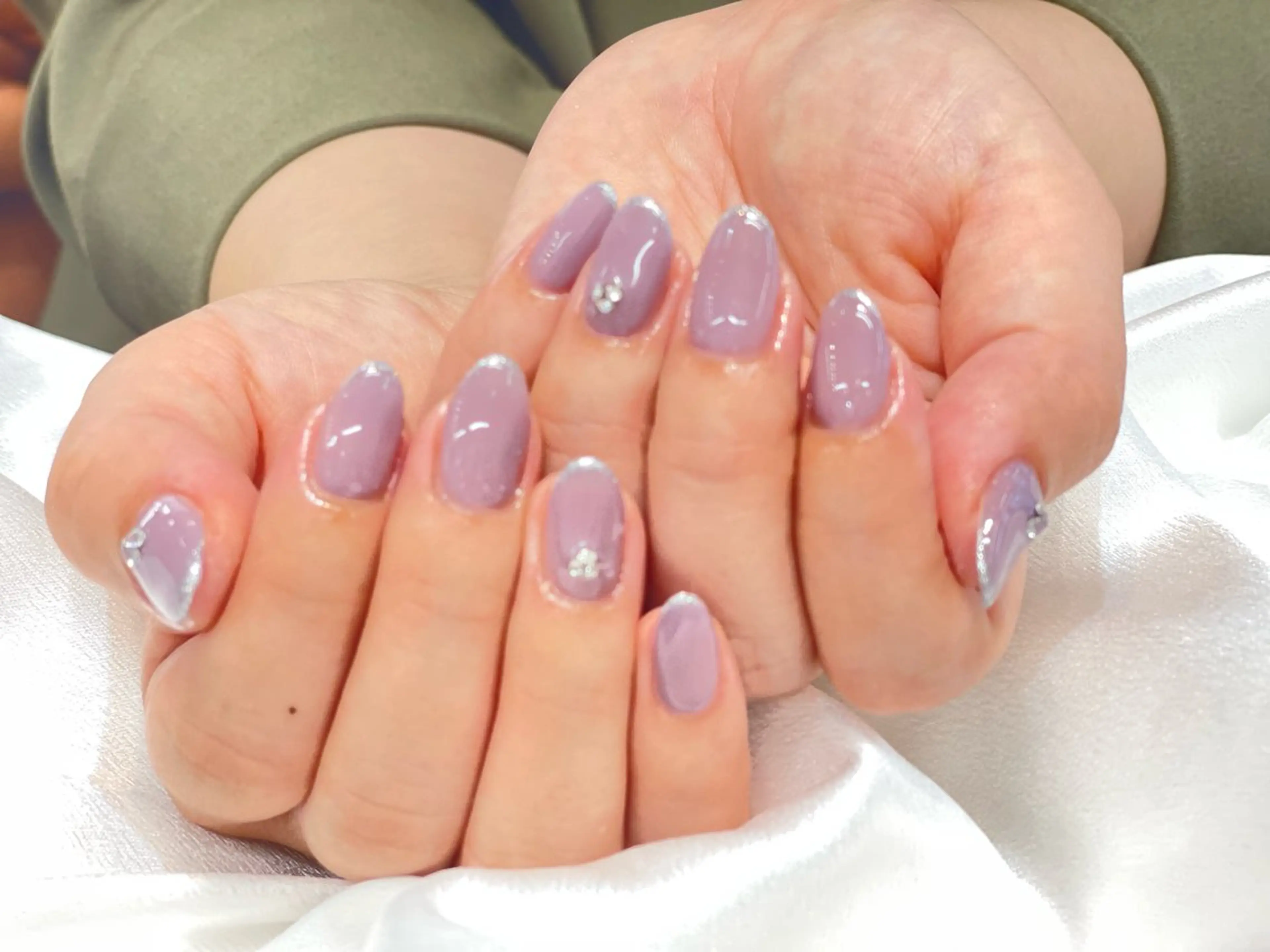 ネイル チークネイル 長さ出し ジェルネイル マグネットネイル 持ち込み ハンドネイル ハンドケア ラッキーネイルサロン 西川口東口店のネイルデザイン