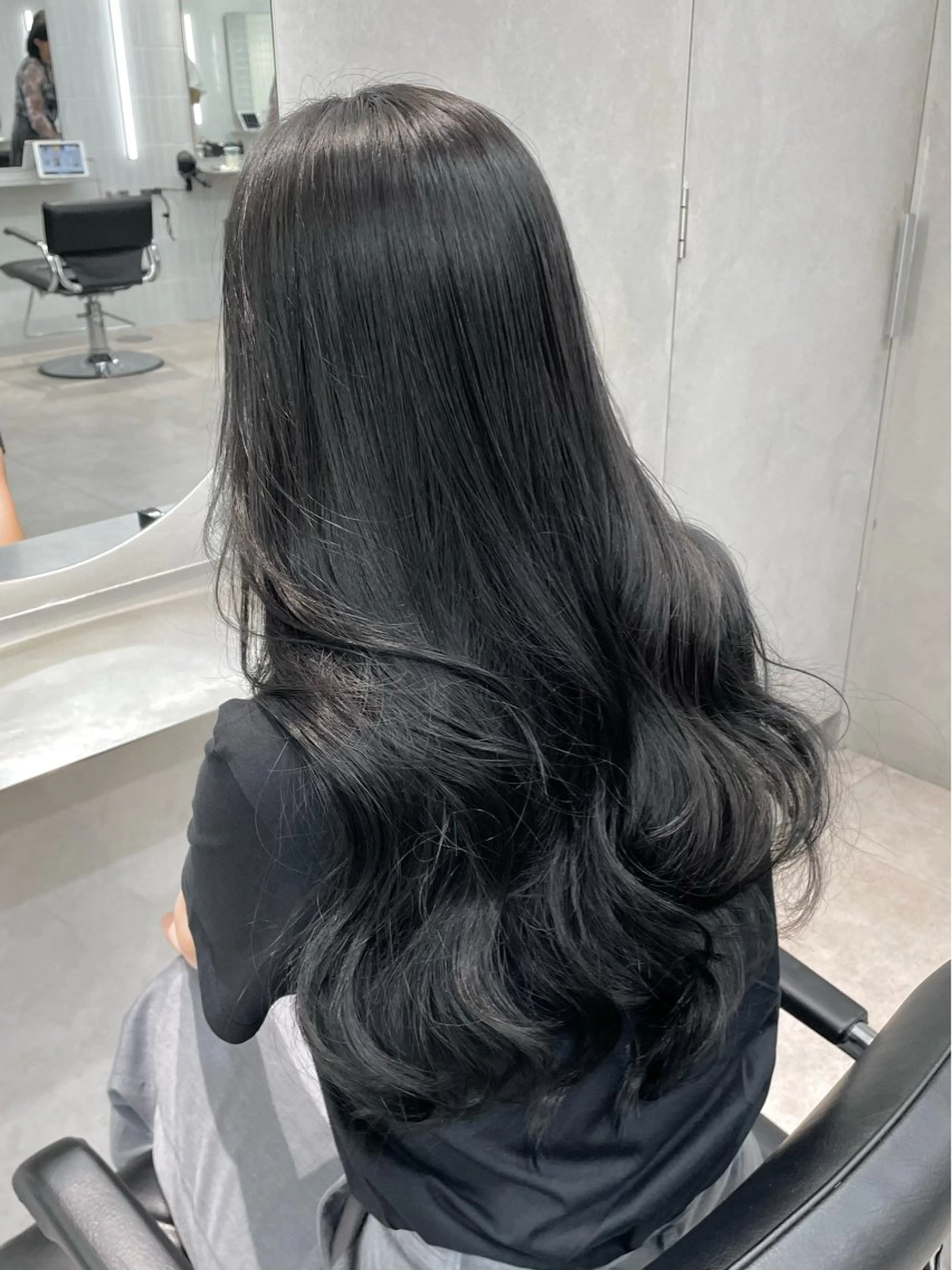 セミロング カラー アッシュ アッシュブラウン ベージュカラー ブラウンカラー 透明感カラー ヘアカラー 表参道/透明感 グレージュ/ブラウンのヘアスタイル