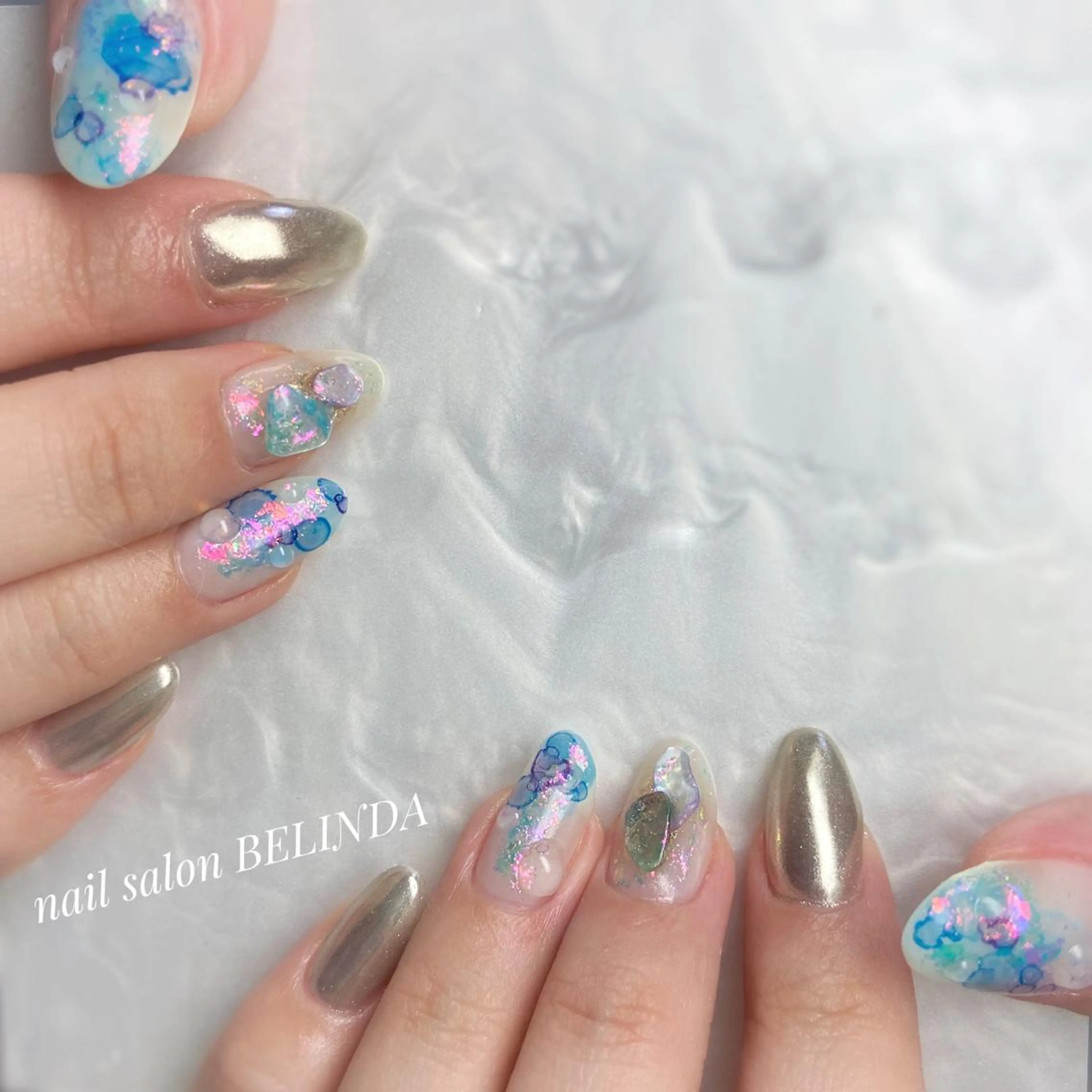 ロング ネイル ハンドネイル 毛利 ゆりあのエステ・リラクイメージ