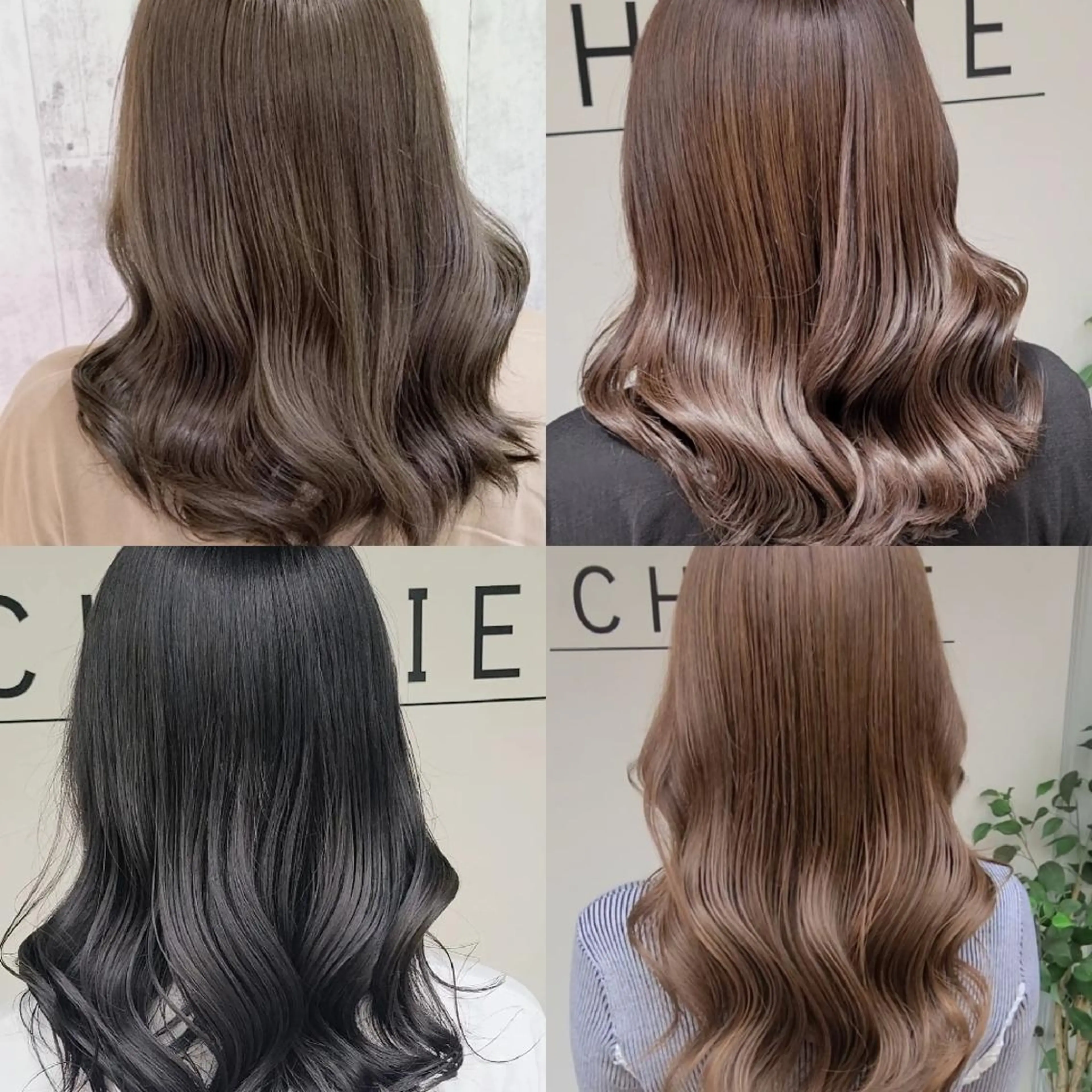 カラー ミディアム ヘアカラー トリートメント cherie所属・バレイヤージュ/ ハイライト/大内格のヘアスタイル