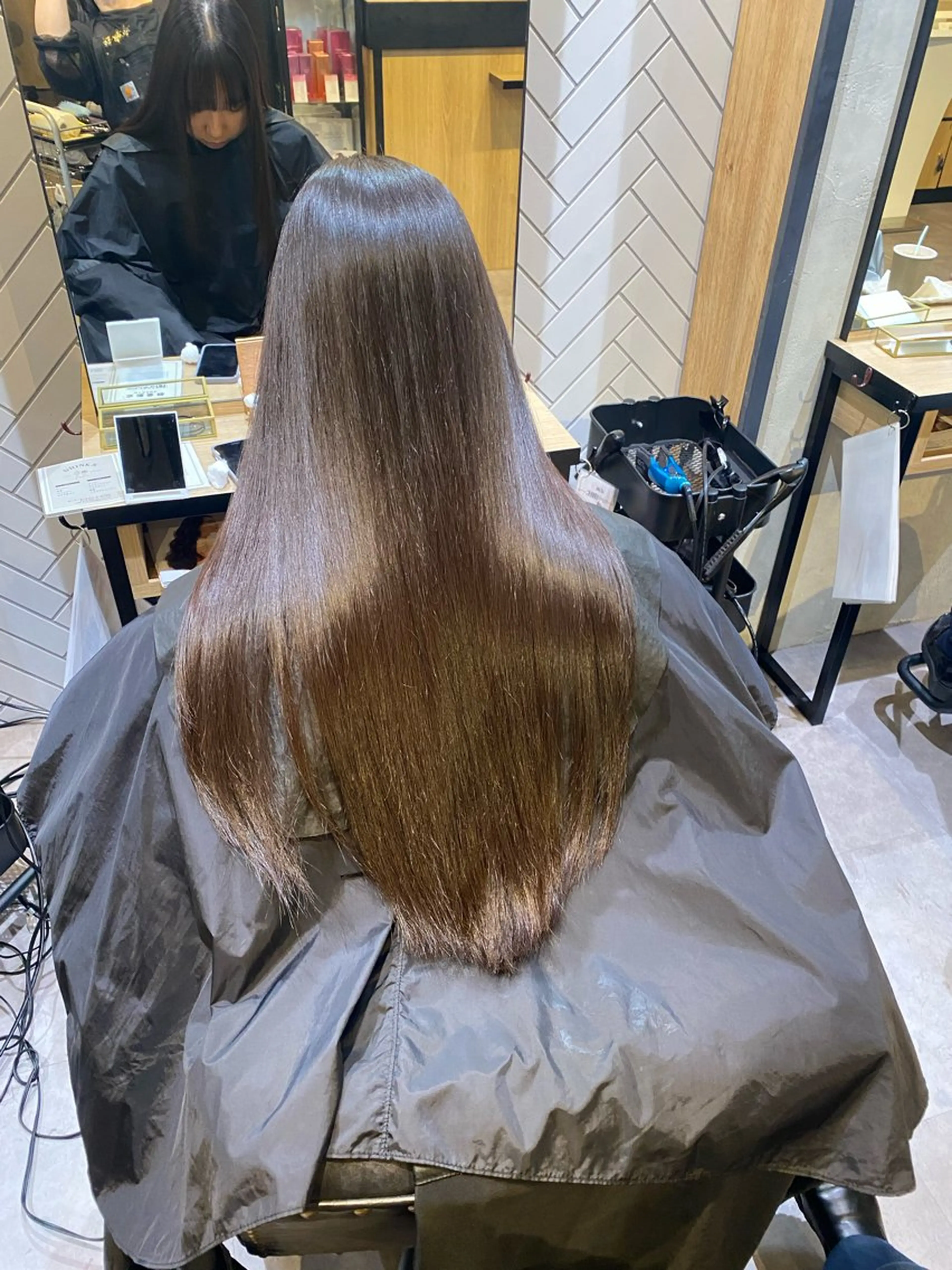 ロング 縮毛矯正 Jewel Box東梅田所属・髪質改善サロン 梅田/ヨナミネのヘアスタイル