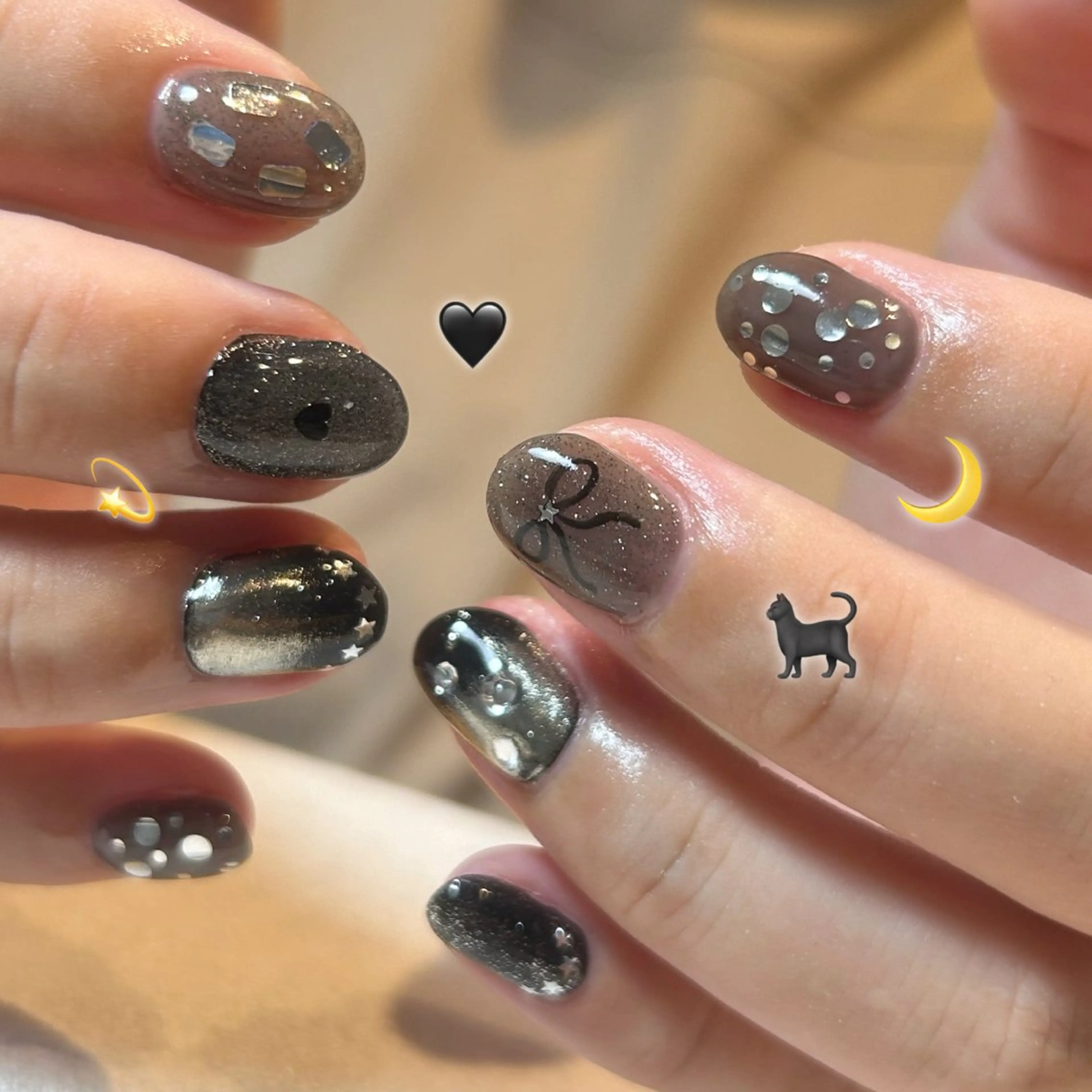 ネイル ハロウィン ニュアンスネイル ハンドネイル raku  nail 浦和店 【ラクネイル】所属・m Natsume.のネイルデザイン