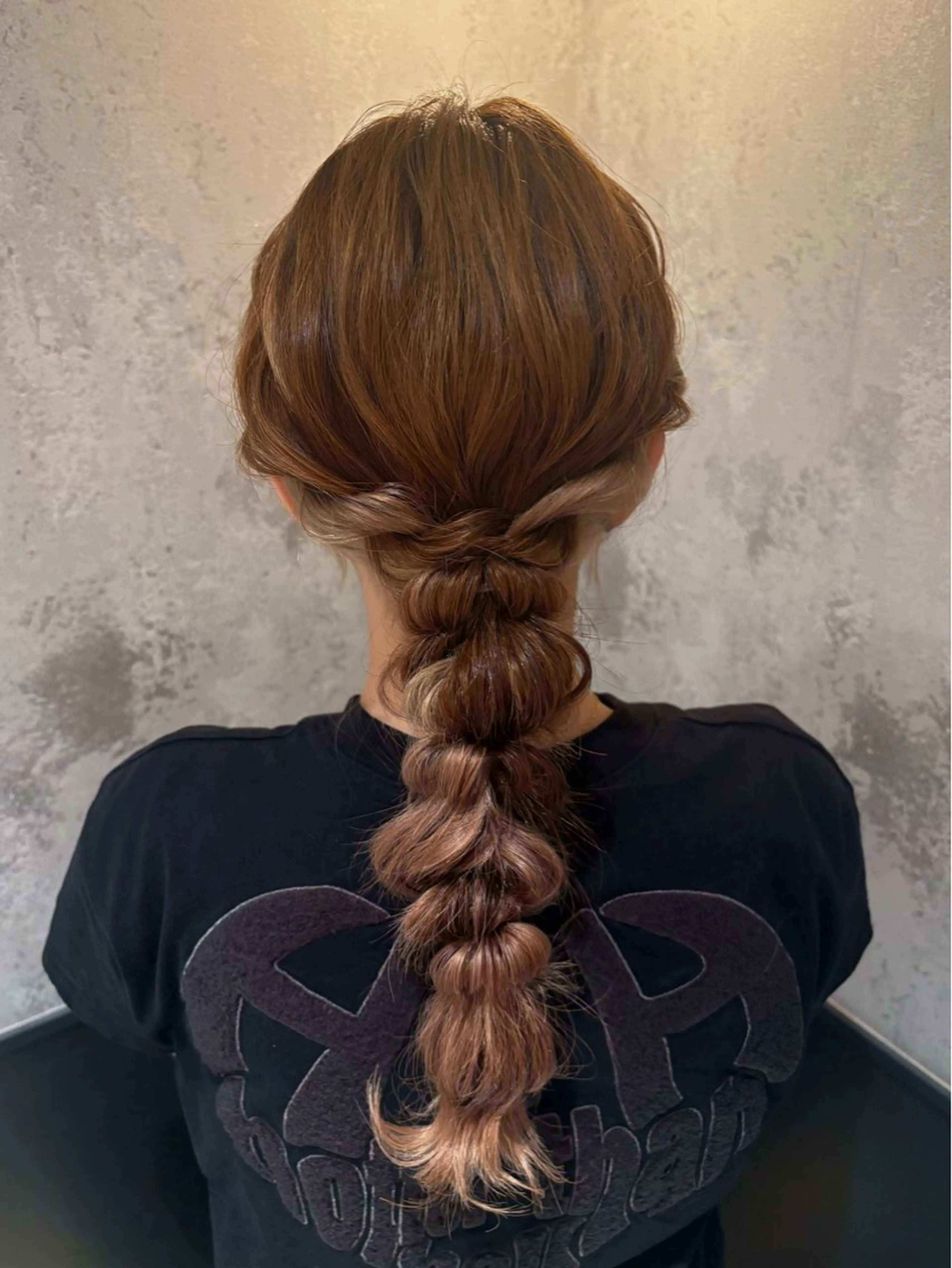 ロング 横浜/髪質改善/ 艶髪カラー/アレンジのヘアスタイル