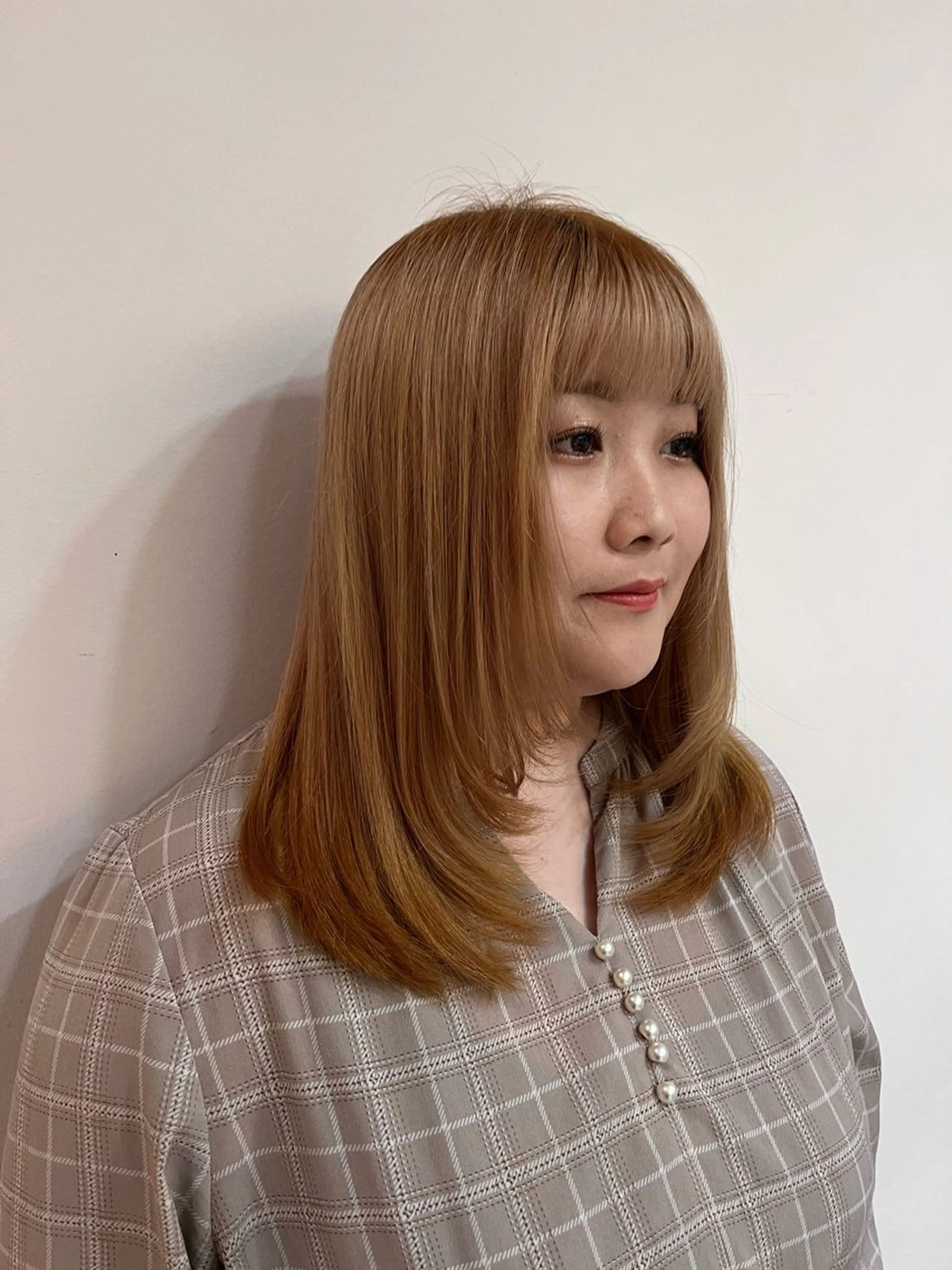 セミロング カット 𝒩𝑜𝓃𝑜 / lenahcARIAのヘアスタイル