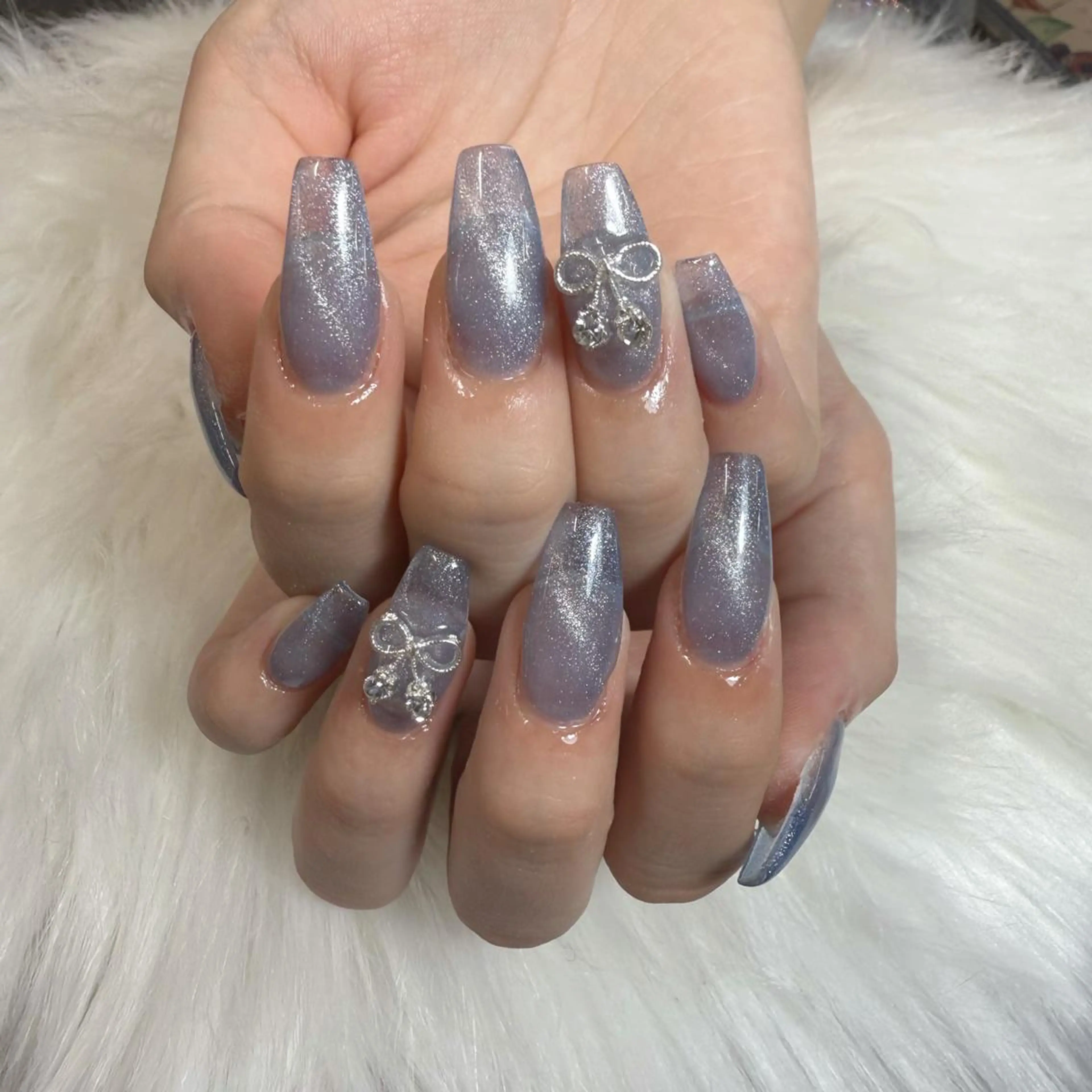 ネイル ハンドネイル 🎀nana🫧 ワンホンネイル🎀のネイルデザイン