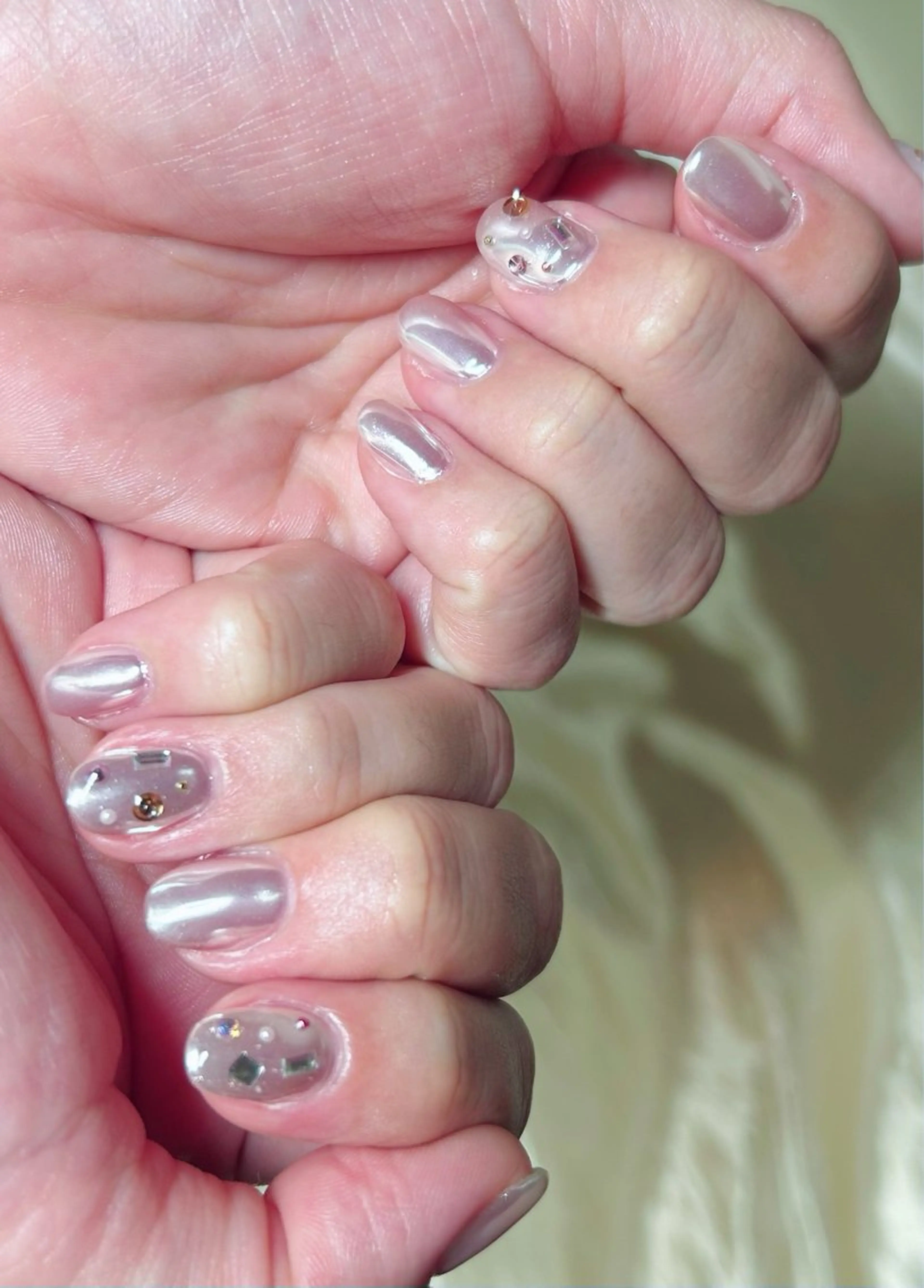 ネイル アートネイル フレンチネイル ジェルネイル グラデーション 持ち込み ハンドネイル ネイルパレス所属・ネイルパレス【デザ イン/恵比寿】のネイルデザイン