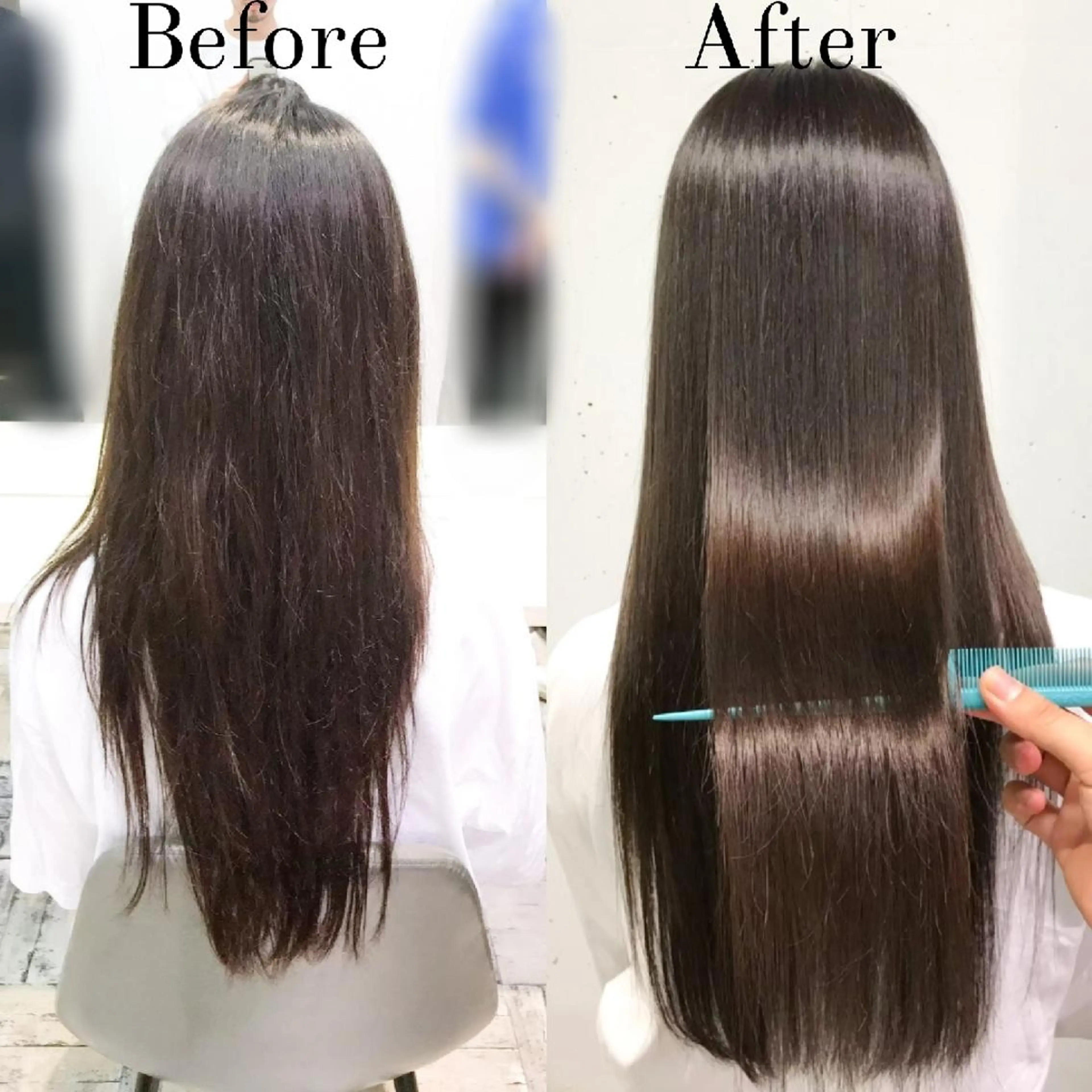 💖カット+ダメージレス縮毛矯正💖の写真