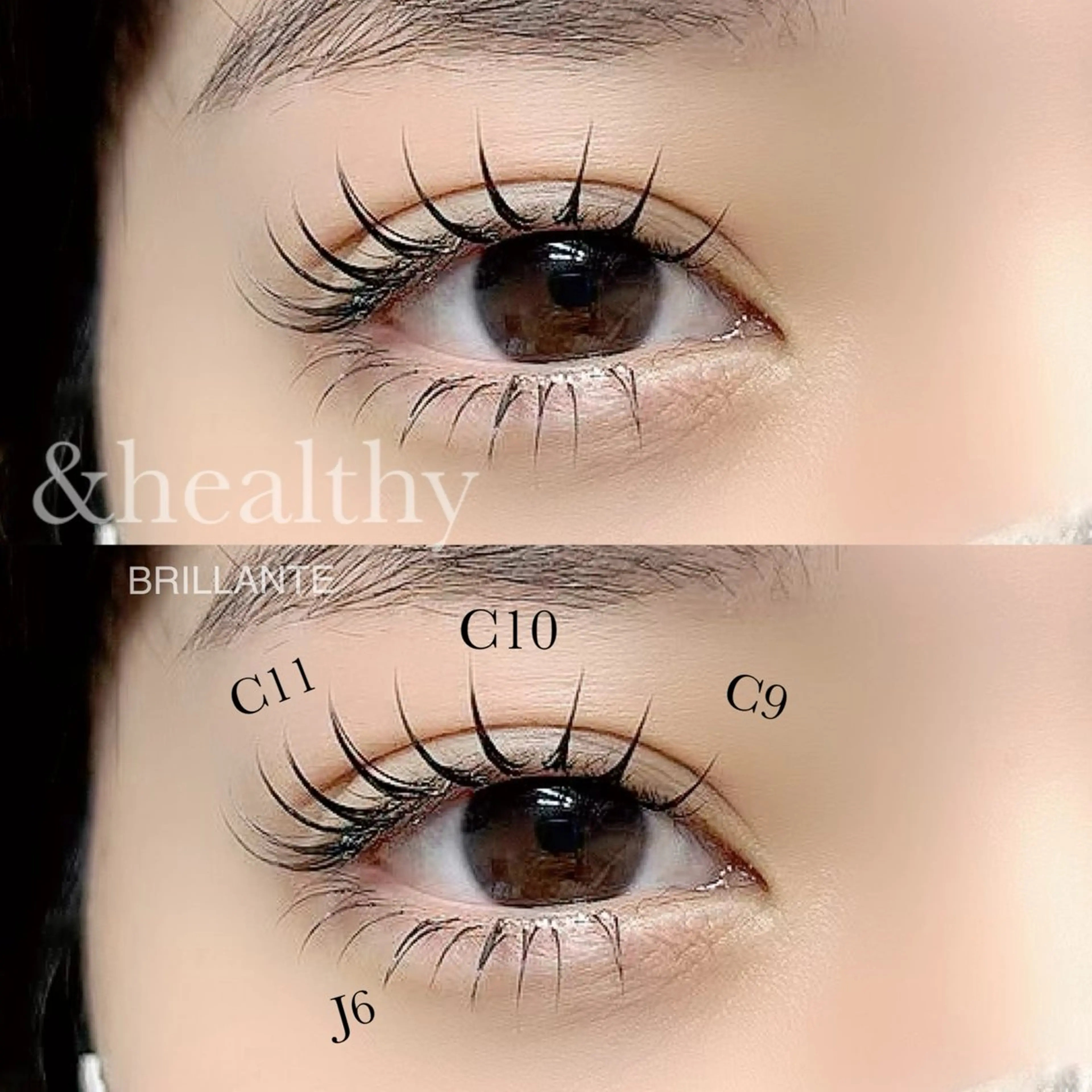 マツエク・マツパ BRILLANTE -ブリアンテ-のマツエク・マツパデザイン