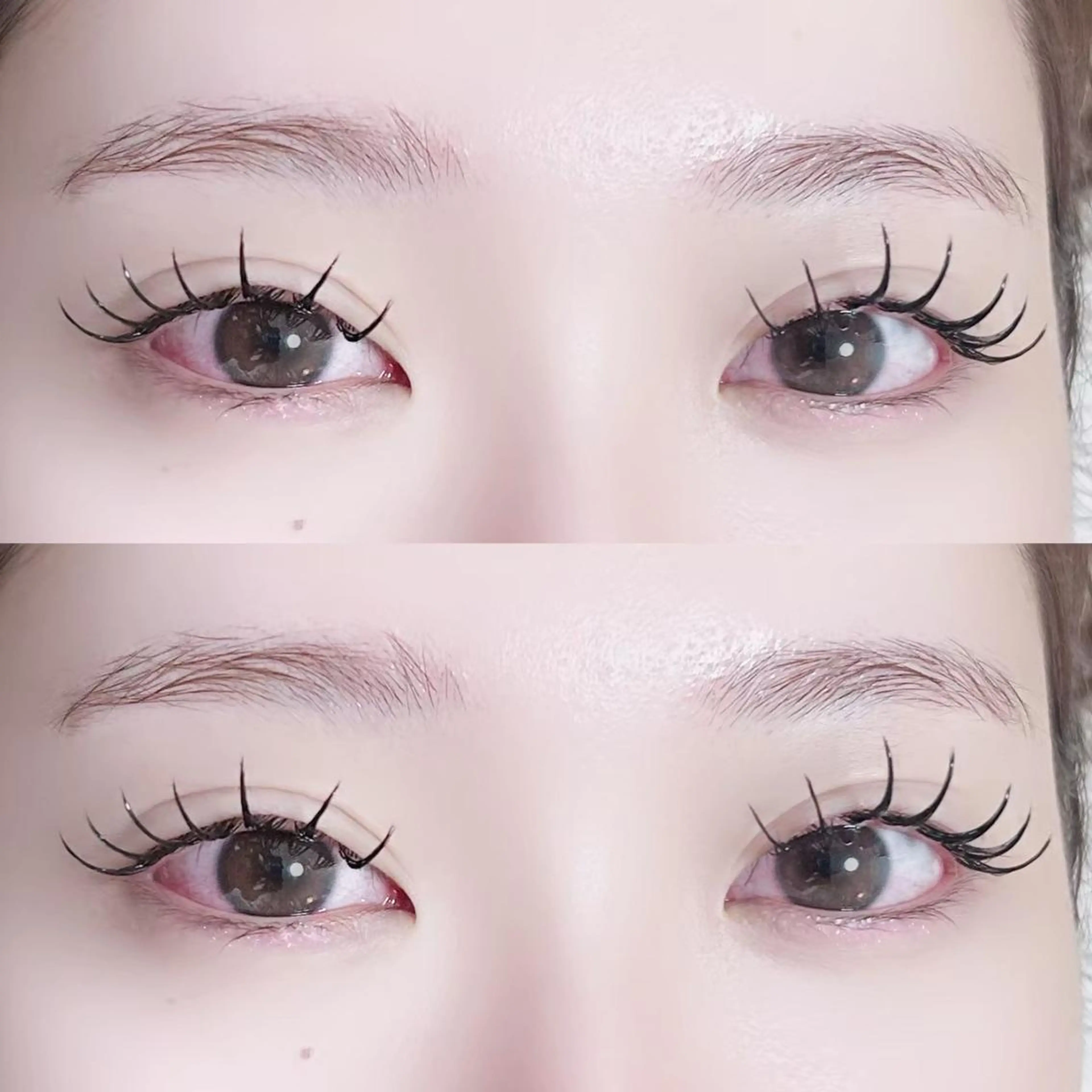 マツエク・マツパ バインドロック 束感まつ毛 フラットラッシュ 韓国風マツエク パリジェンヌラッシュリフト mizuki/束感 まつげ/似合わせ眉のマツエク・マツパデザイン