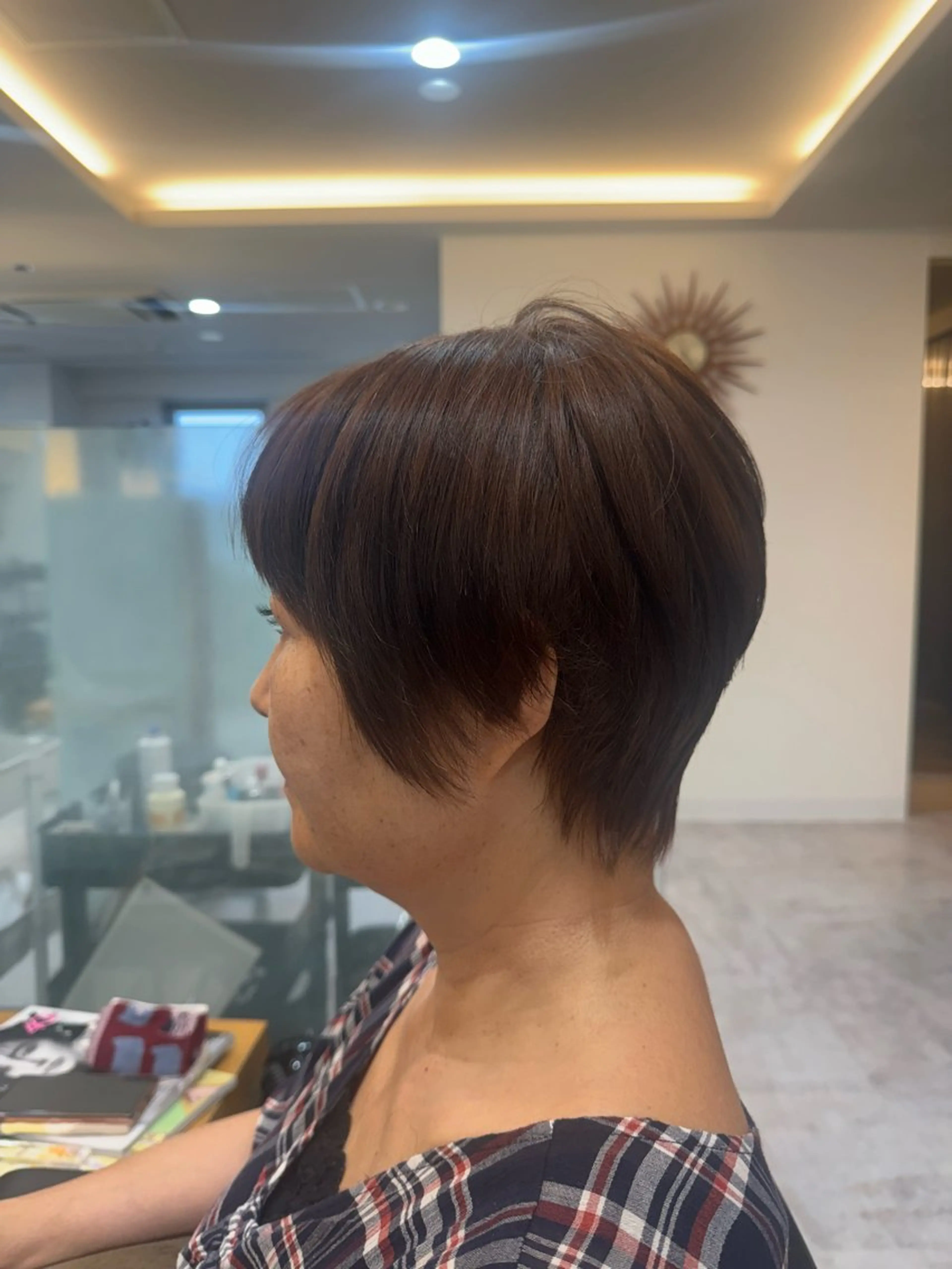 ショート 北川 栞菜のヘアスタイル