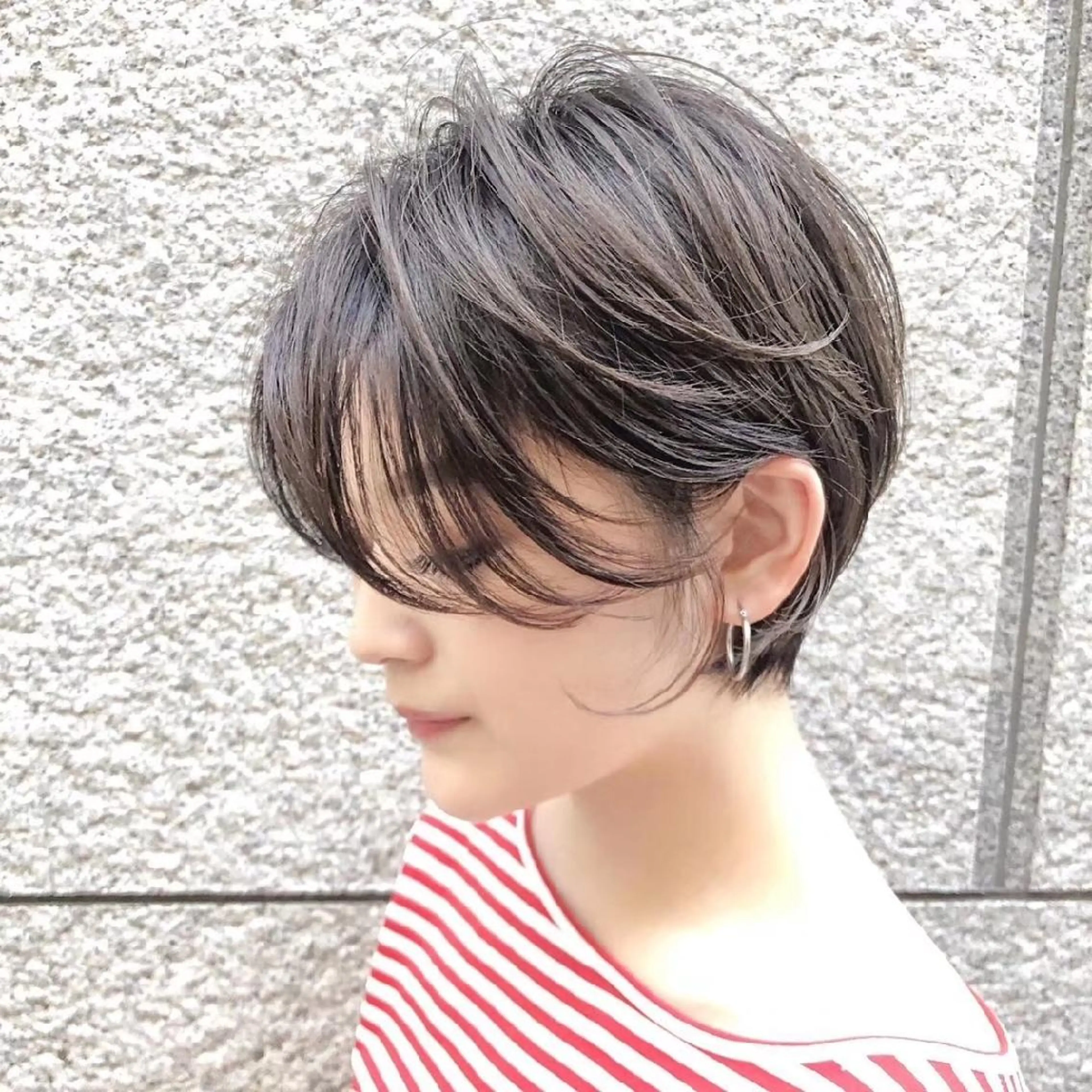 ショート カラー パーマ u hair所属・こばやし ももこのヘアスタイル