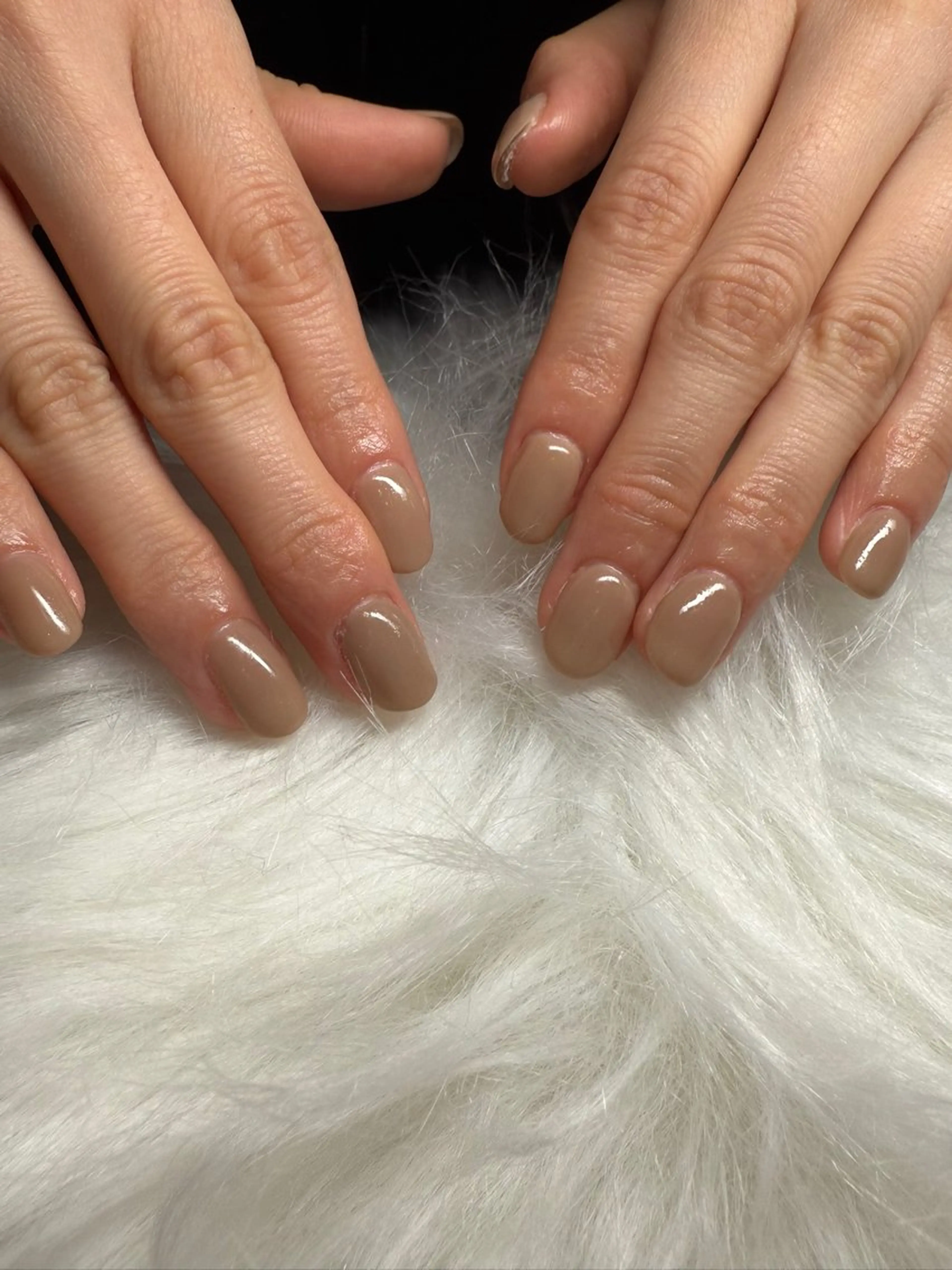 ハンドネイル ワンカラーオフなしの写真