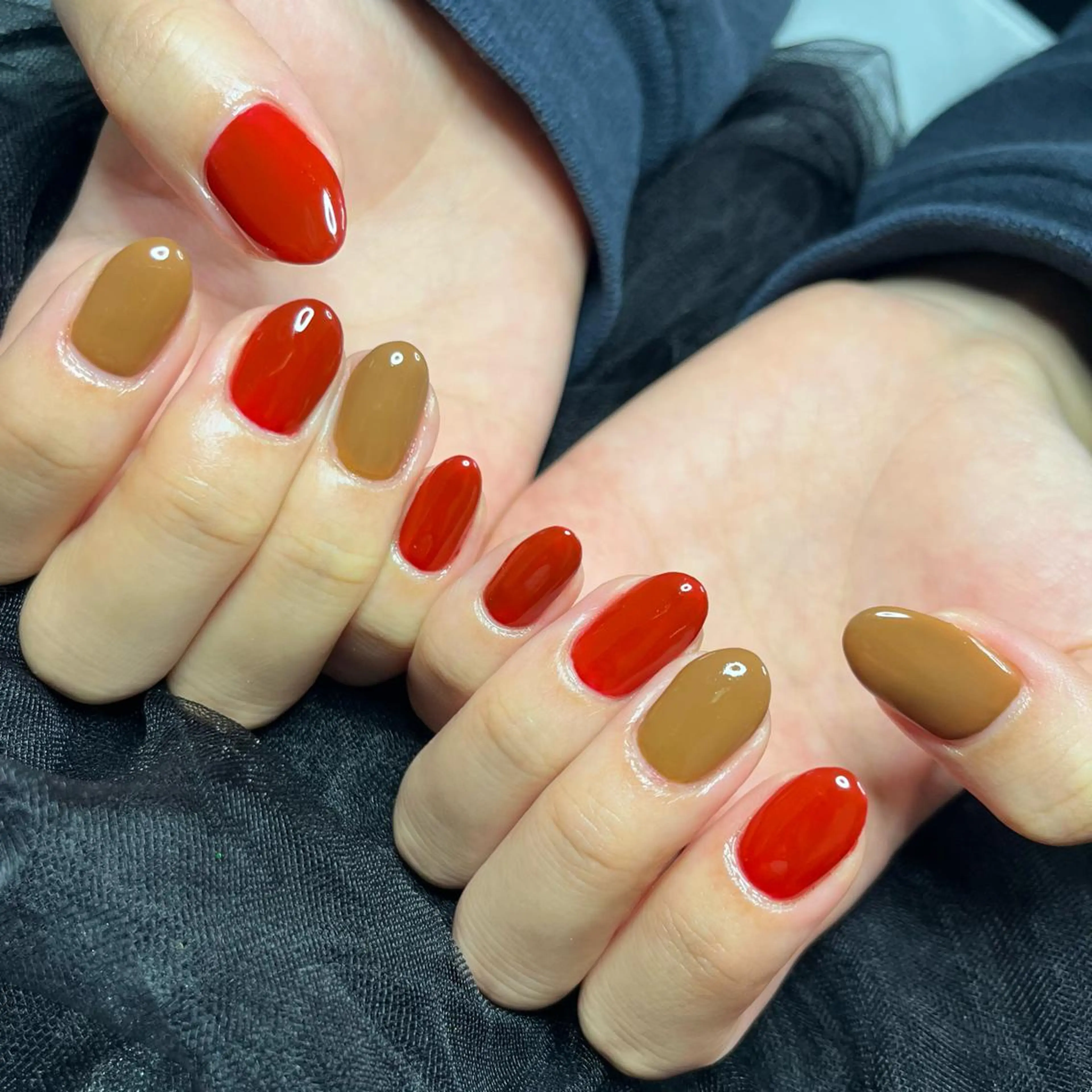 ネイル ワンカラーネイル Liberta所属・森 まりなのネイルデザイン