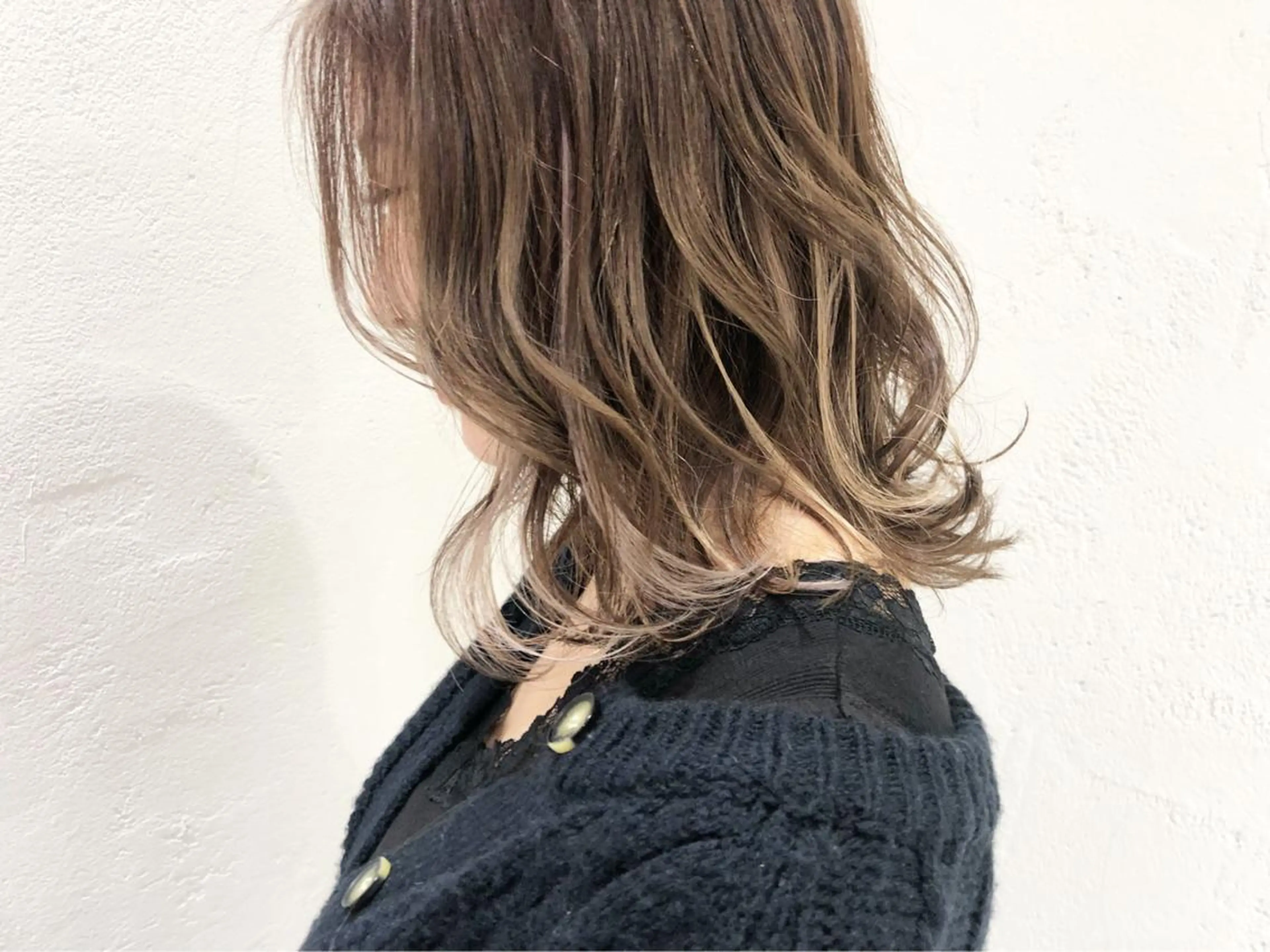 ミディアム シールエクステ エクステ 🫧透明感カラー/ ボブ/小笠原🪽のヘアスタイル