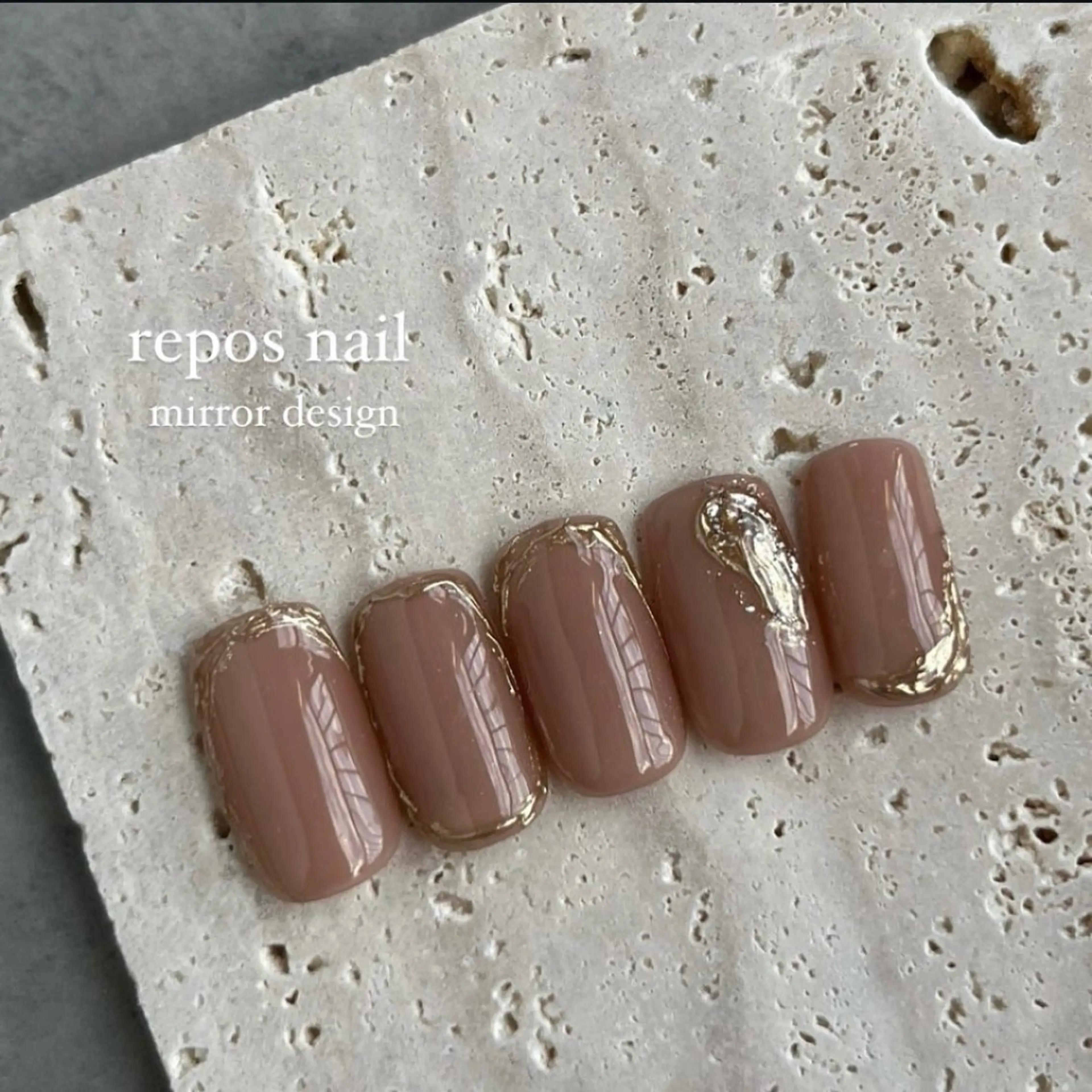 ネイル アートネイル シンプルネイル ハンドネイル repos-ルポ-所属・repos yoshitomeのネイルデザイン