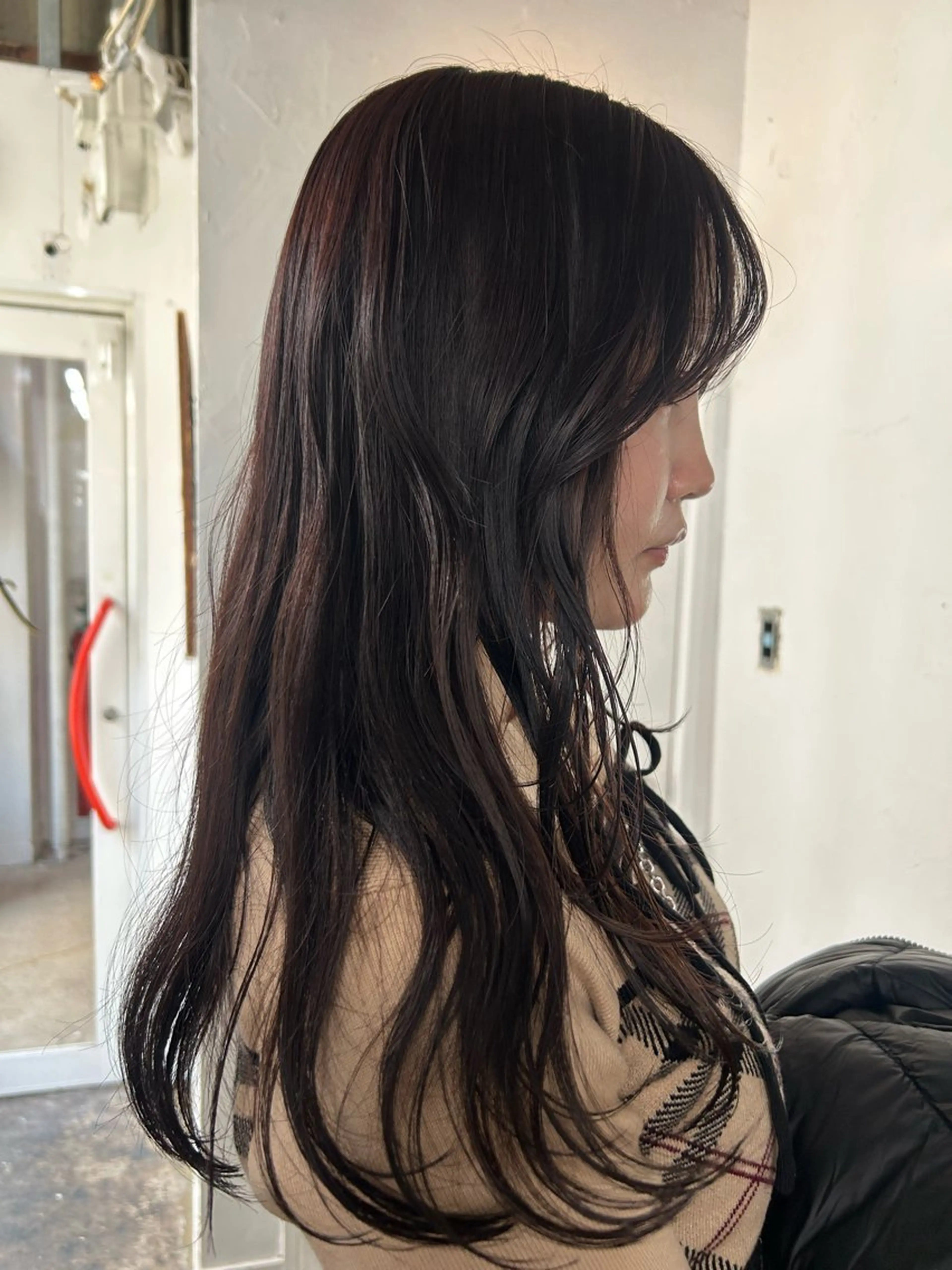 ロング カラー ブラウンカラー ショコラブラウン ヘアカラー トリートメント maho/ブリーチ なし垢抜けカラー♡のヘアスタイル