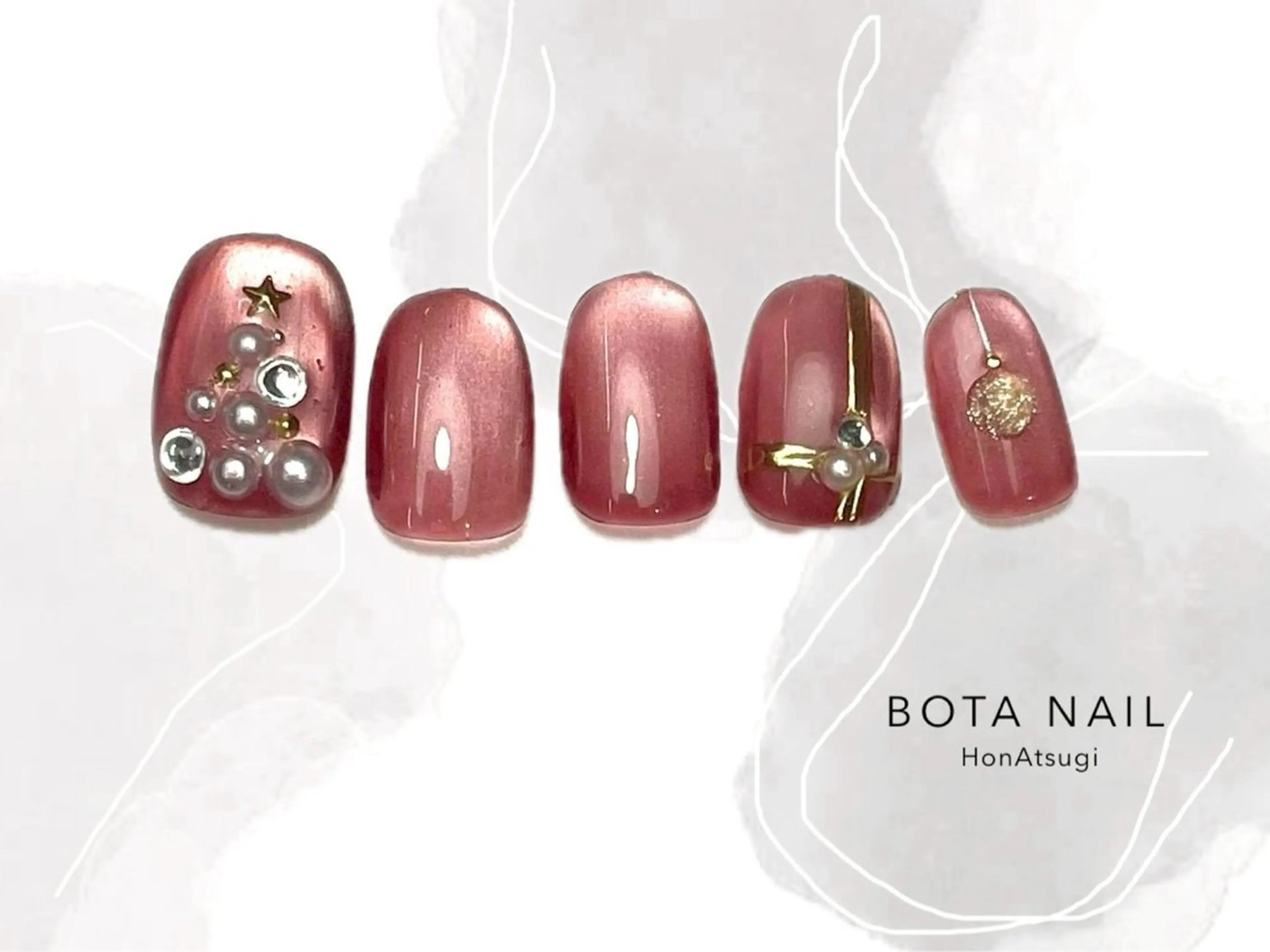 ネイル ハンドネイル BOTA NAIL UMIのネイルデザイン
