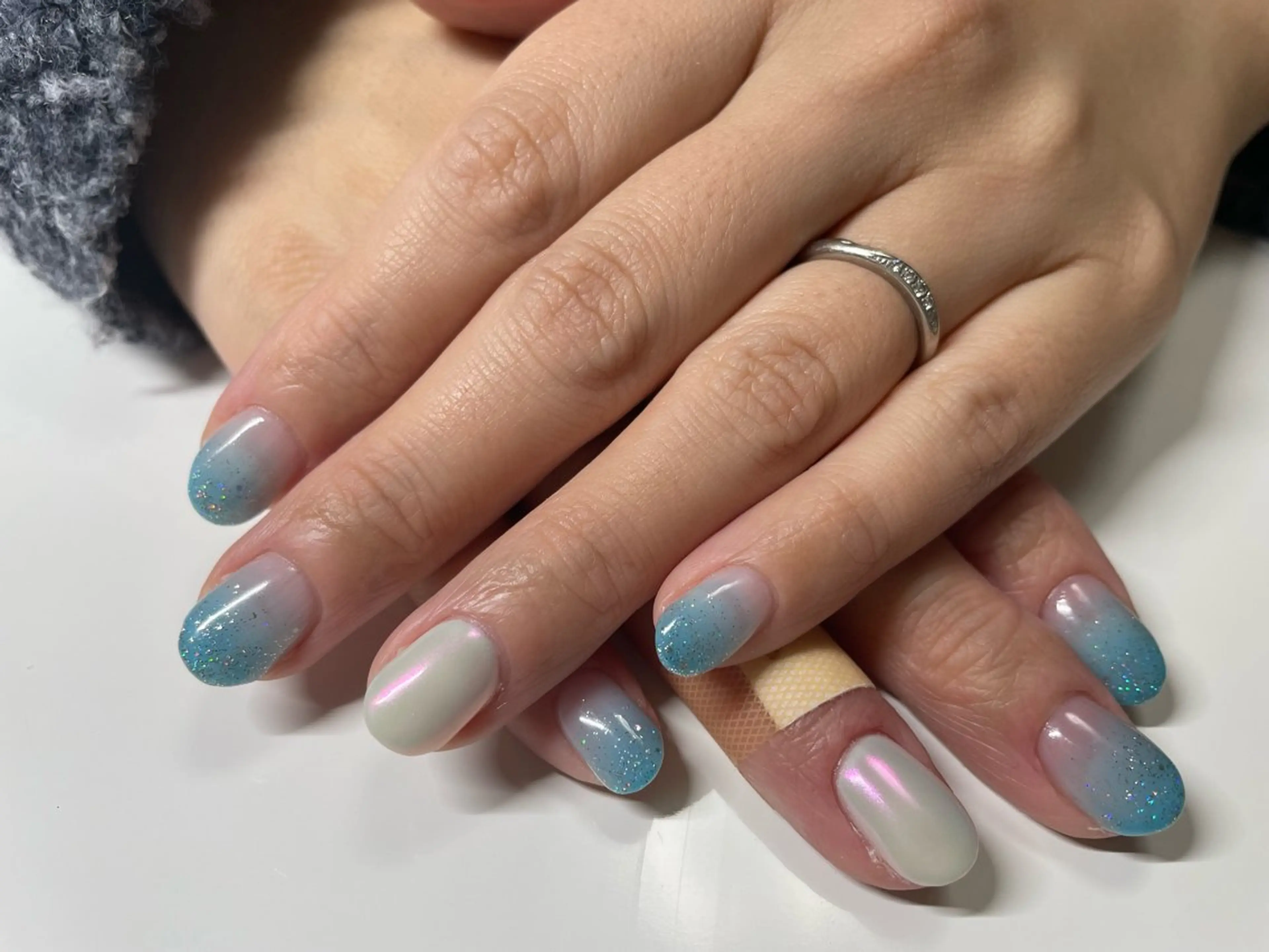 ネイル ミラーネイル ハンドネイル ネイルサロン Purimaのネイルデザイン