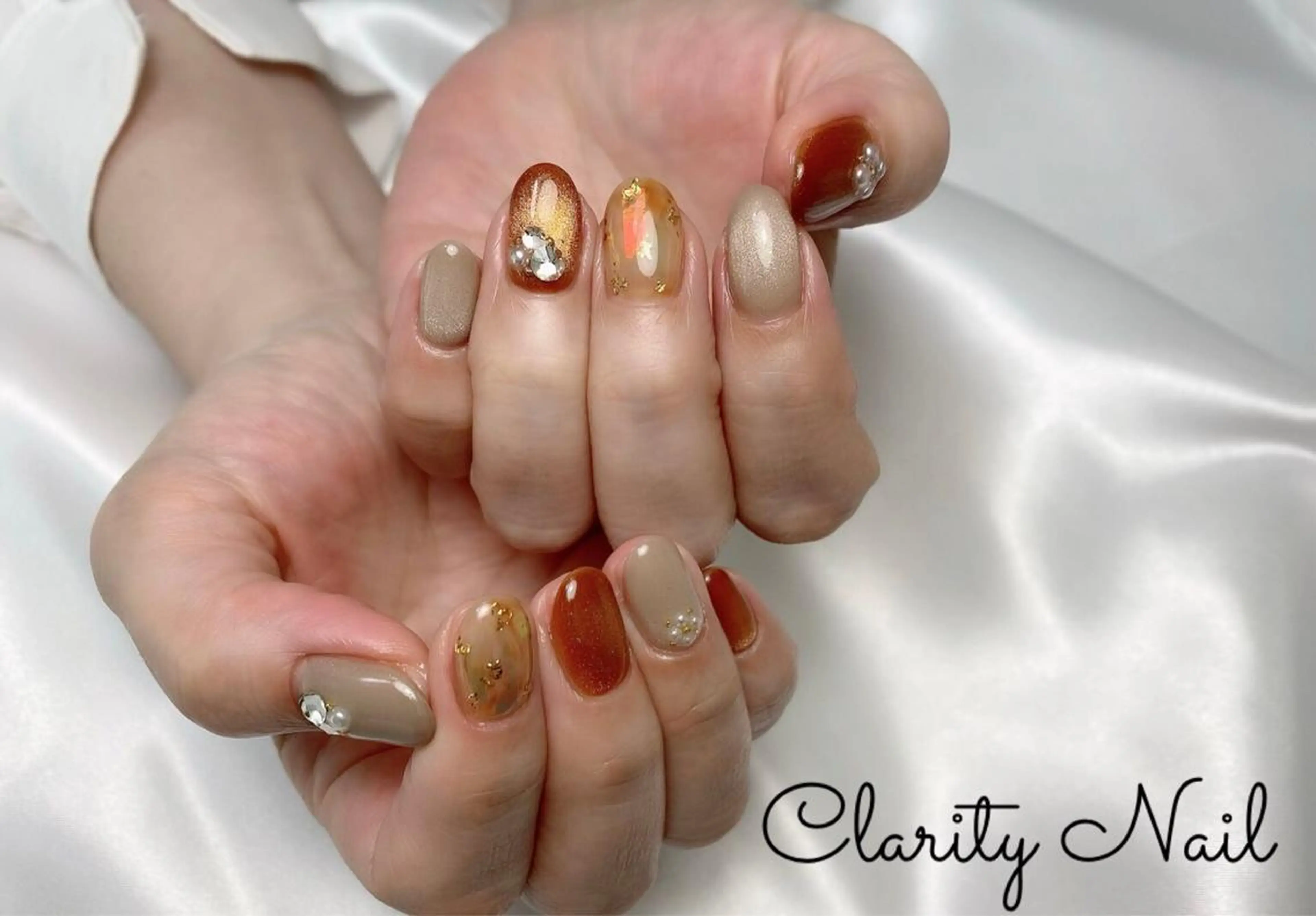 ネイル アートネイル 持ち込み ハンドネイル Clarity Nailのネイルデザイン