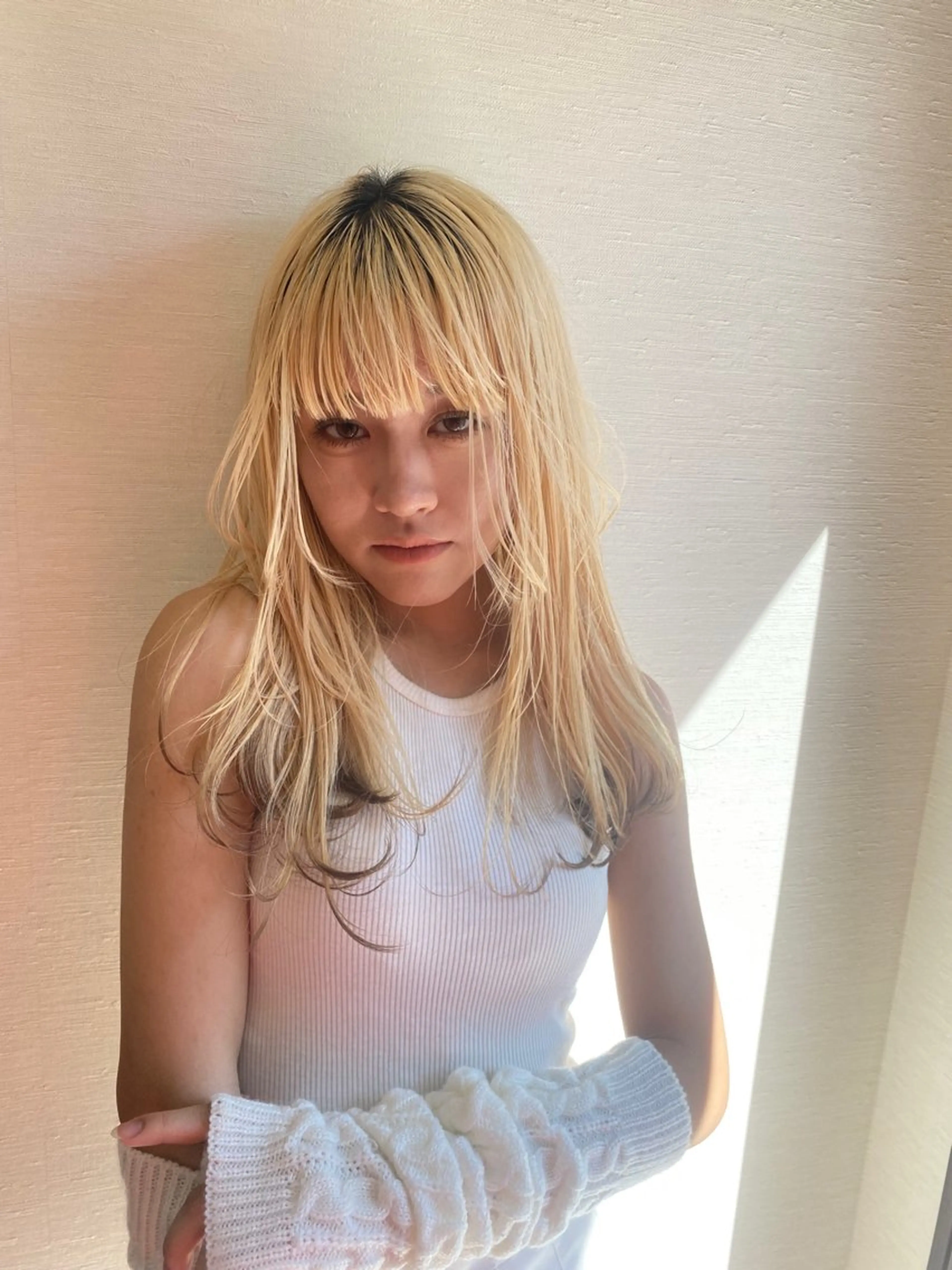 【🐝セミロングの方限定🐝】カラー＋LINKAGEトリートメント🧴の写真