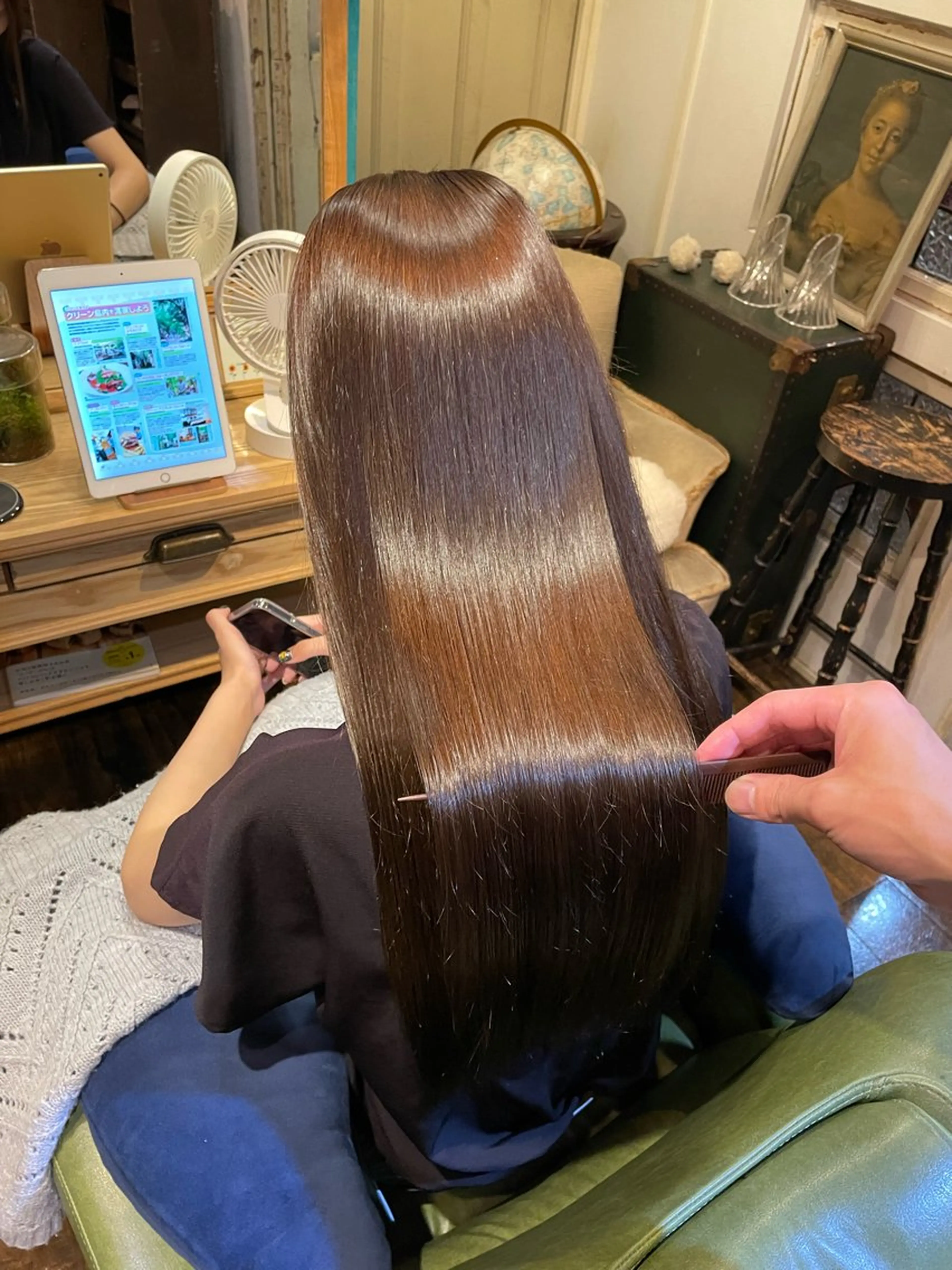 ロング カラー ロング 飯田 実歩(じっぽ)のヘアスタイル