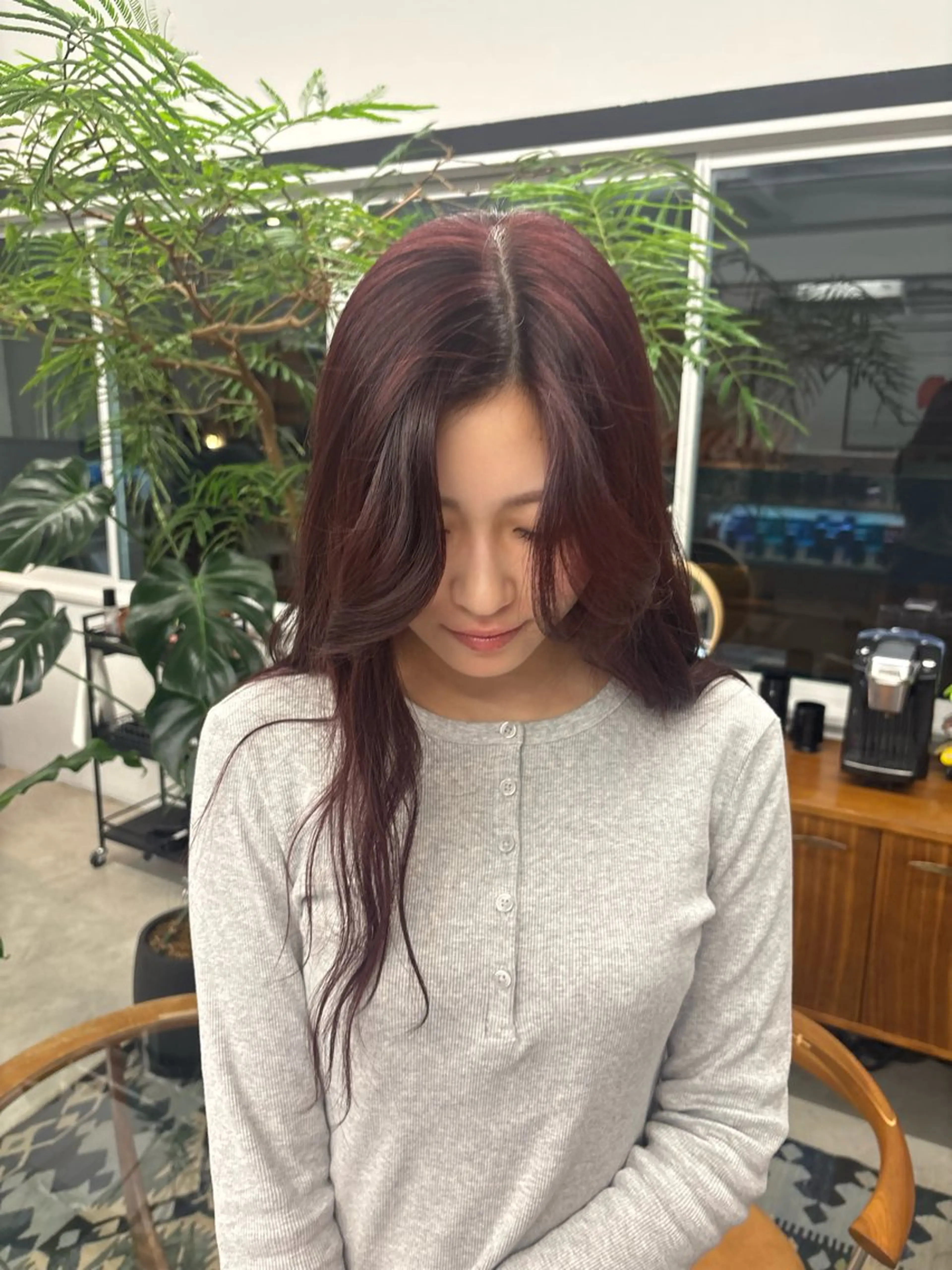 カラー カシス sora ★★彡のヘアスタイル