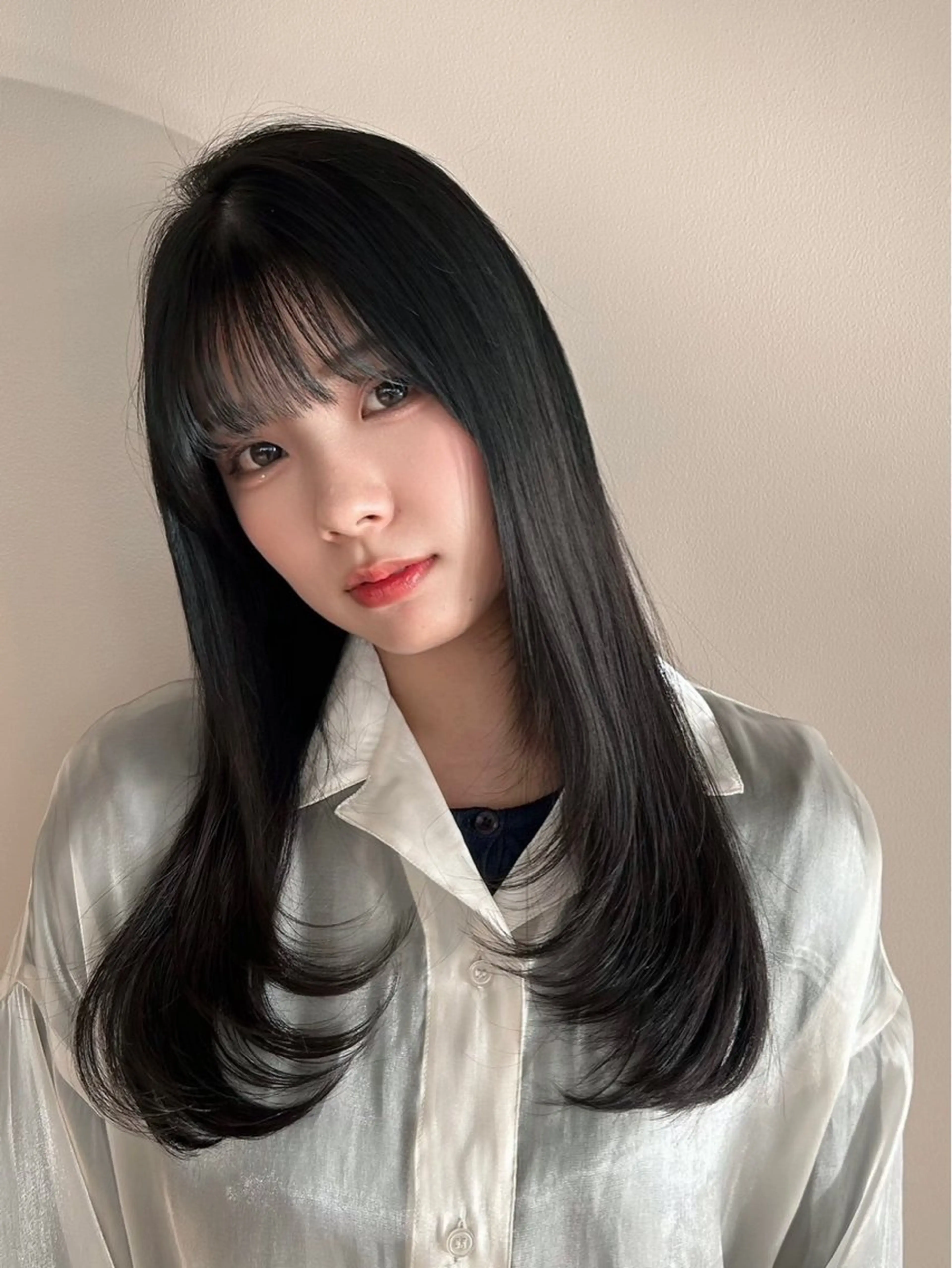 セミロング カラー レイヤーカット カット ヘアカラー トリートメント 髙木美緒🌿 レイヤー/アレンジのヘアスタイル