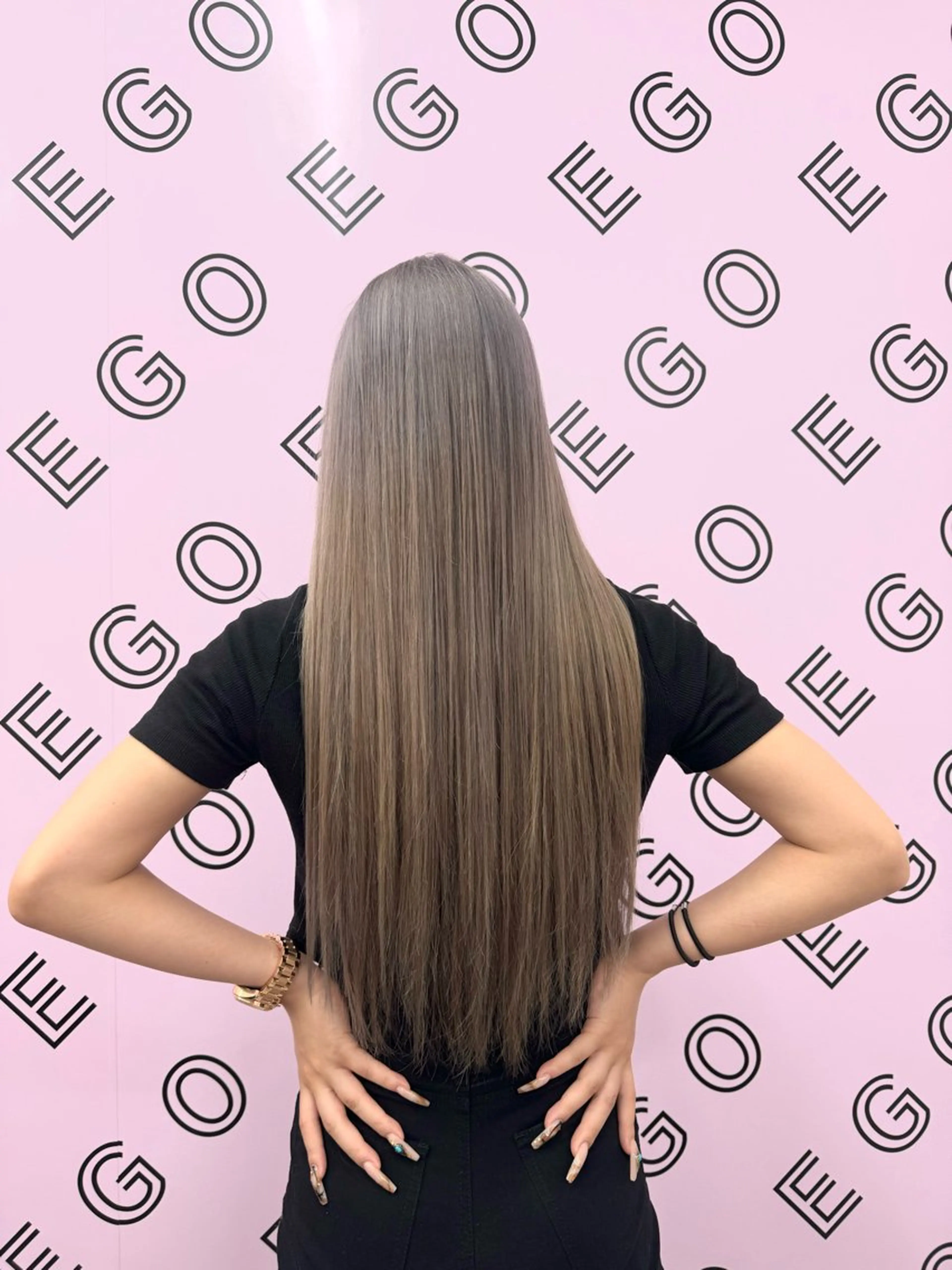 ロング ヘアカラー トリートメント EGO所属・ブリーチカラー💖 rukaのヘアスタイル