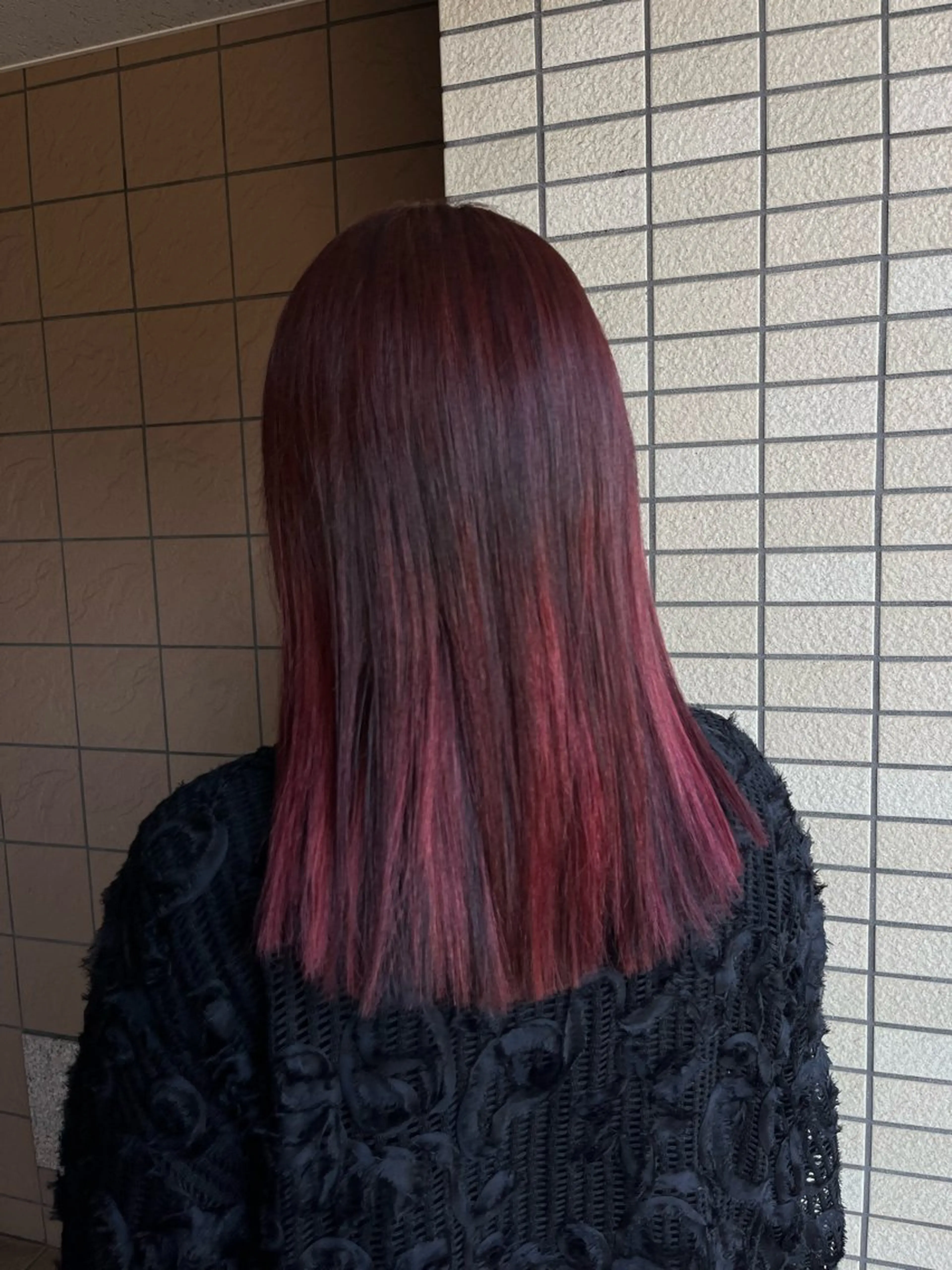 ブリーチなしWカラーの写真