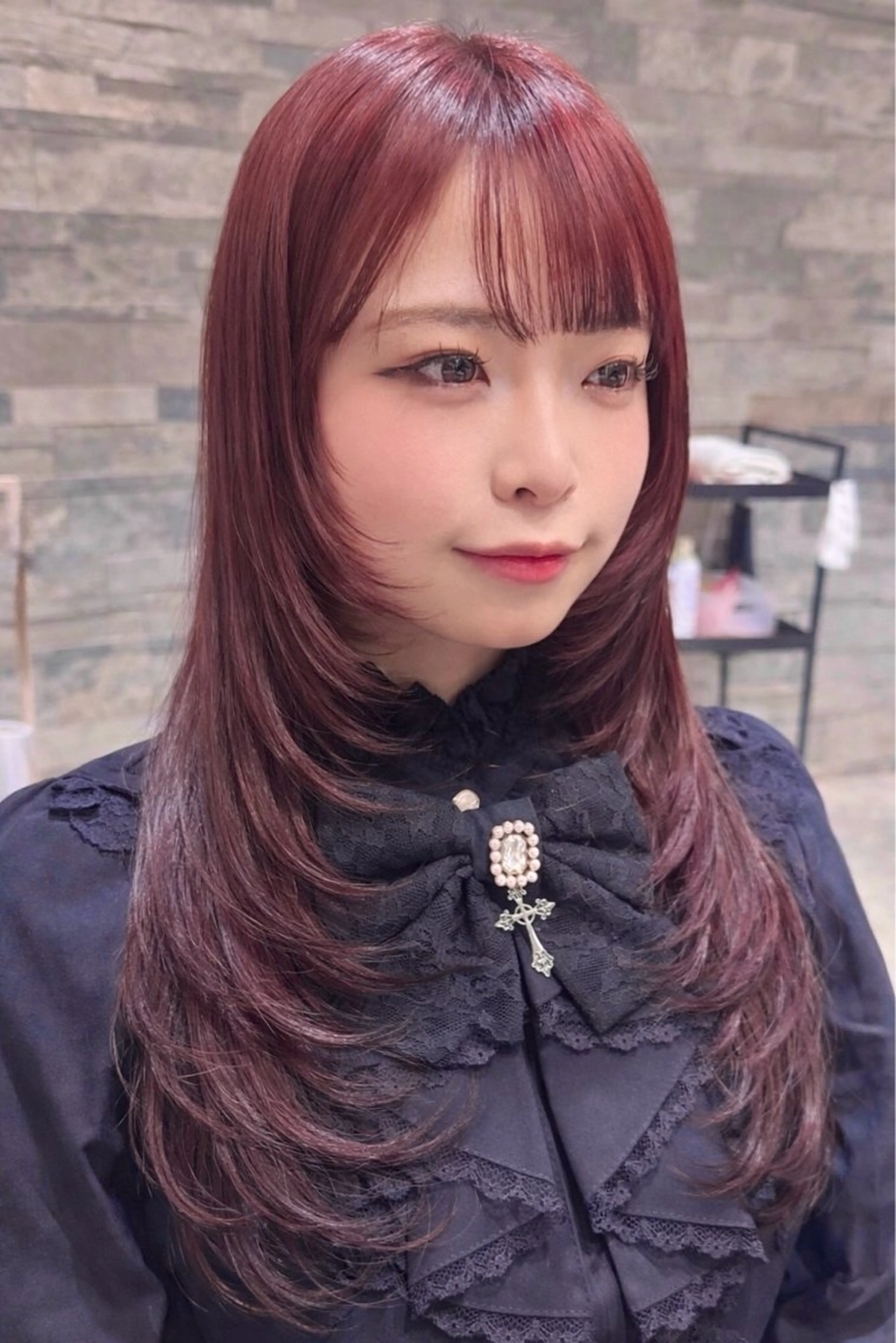 ロング レイヤーカット/ 艶 カラー/Manakaのヘアスタイル