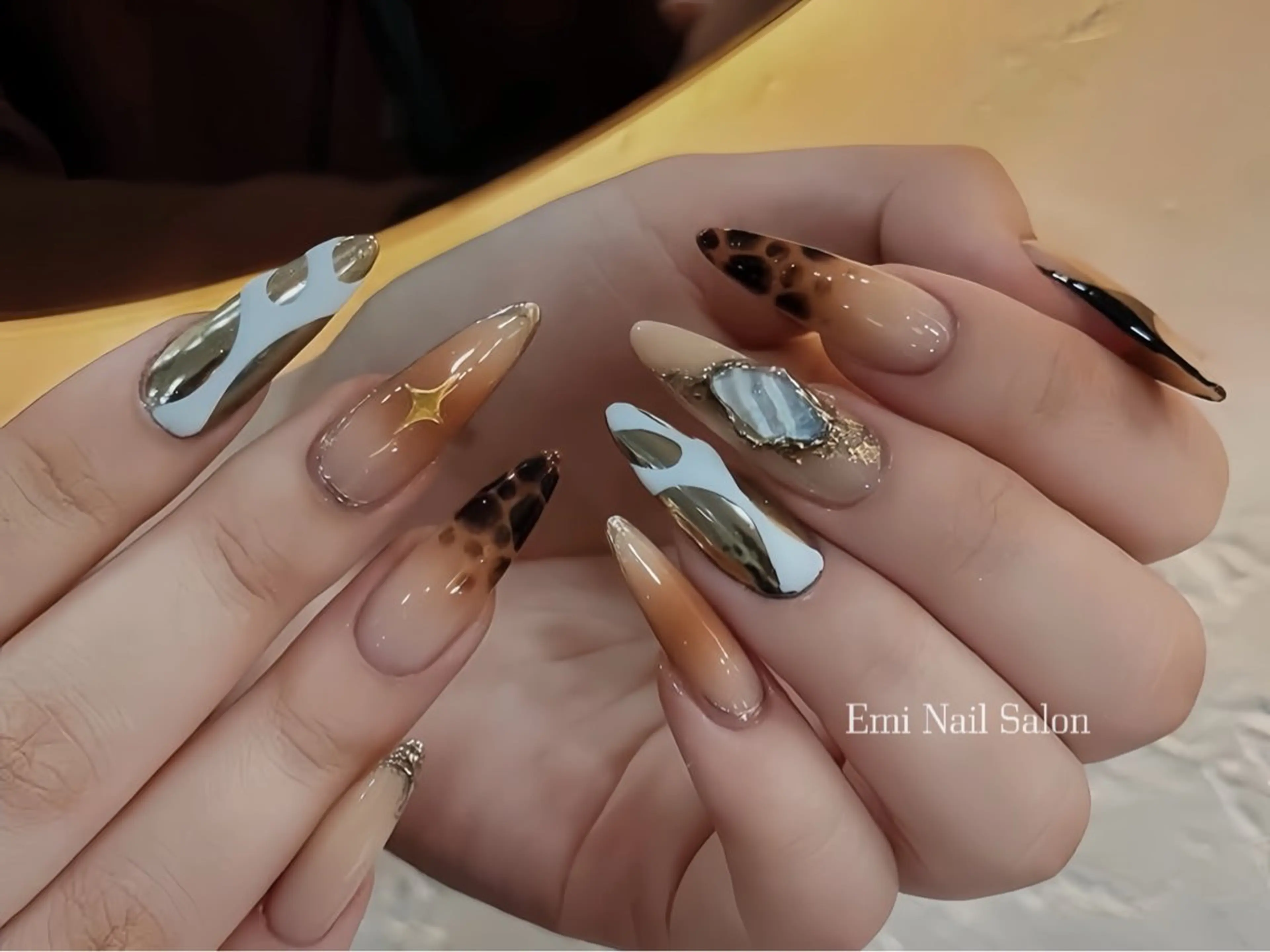 ネイル アートネイル ジェルネイル ネイルチップ Rin Nail 新大久保店のネイルデザイン
