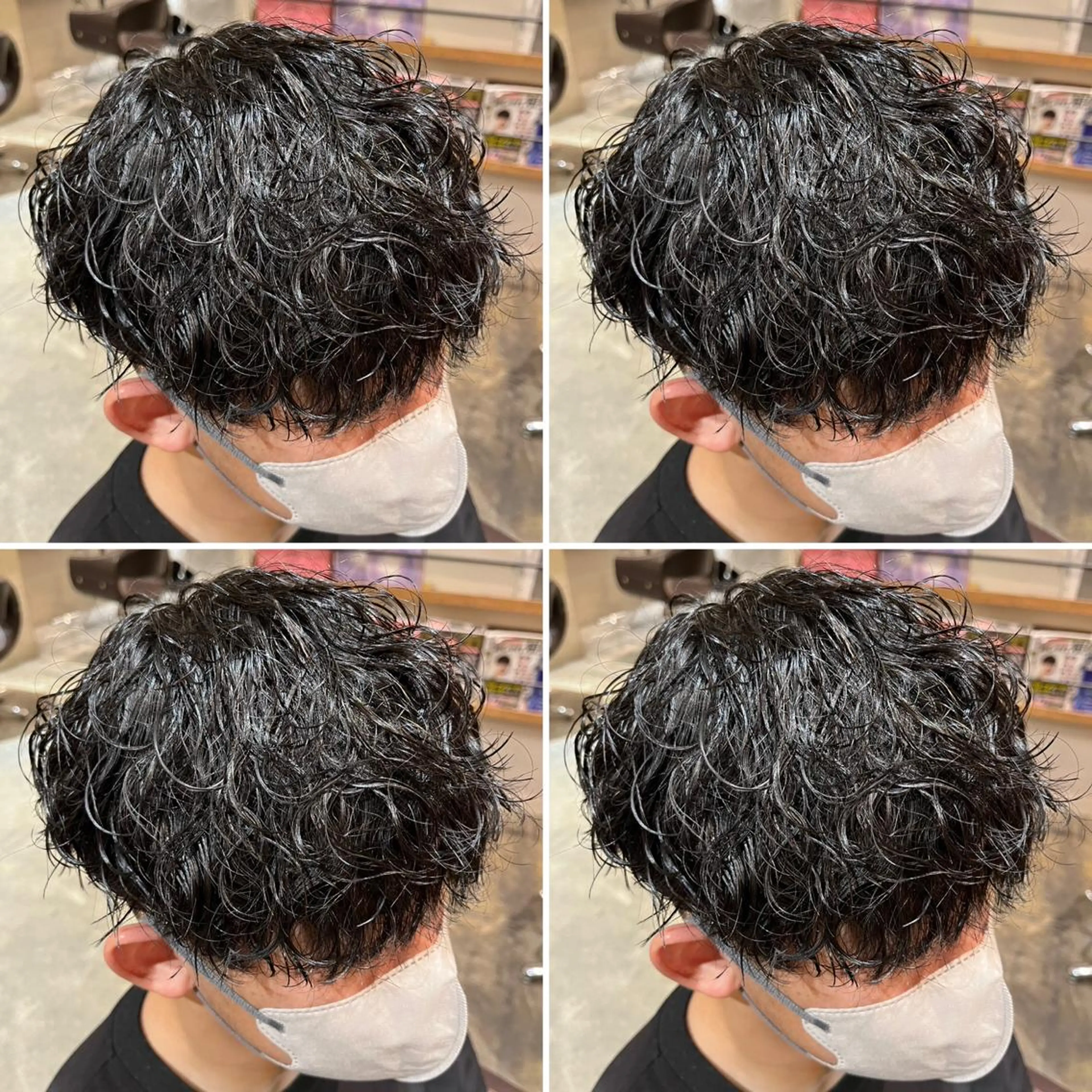 パーマ メンズ カット パーマ トリートメント ヘアセット 👑メンズパーマ特化 店長望月謙二郎👑のヘアスタイル