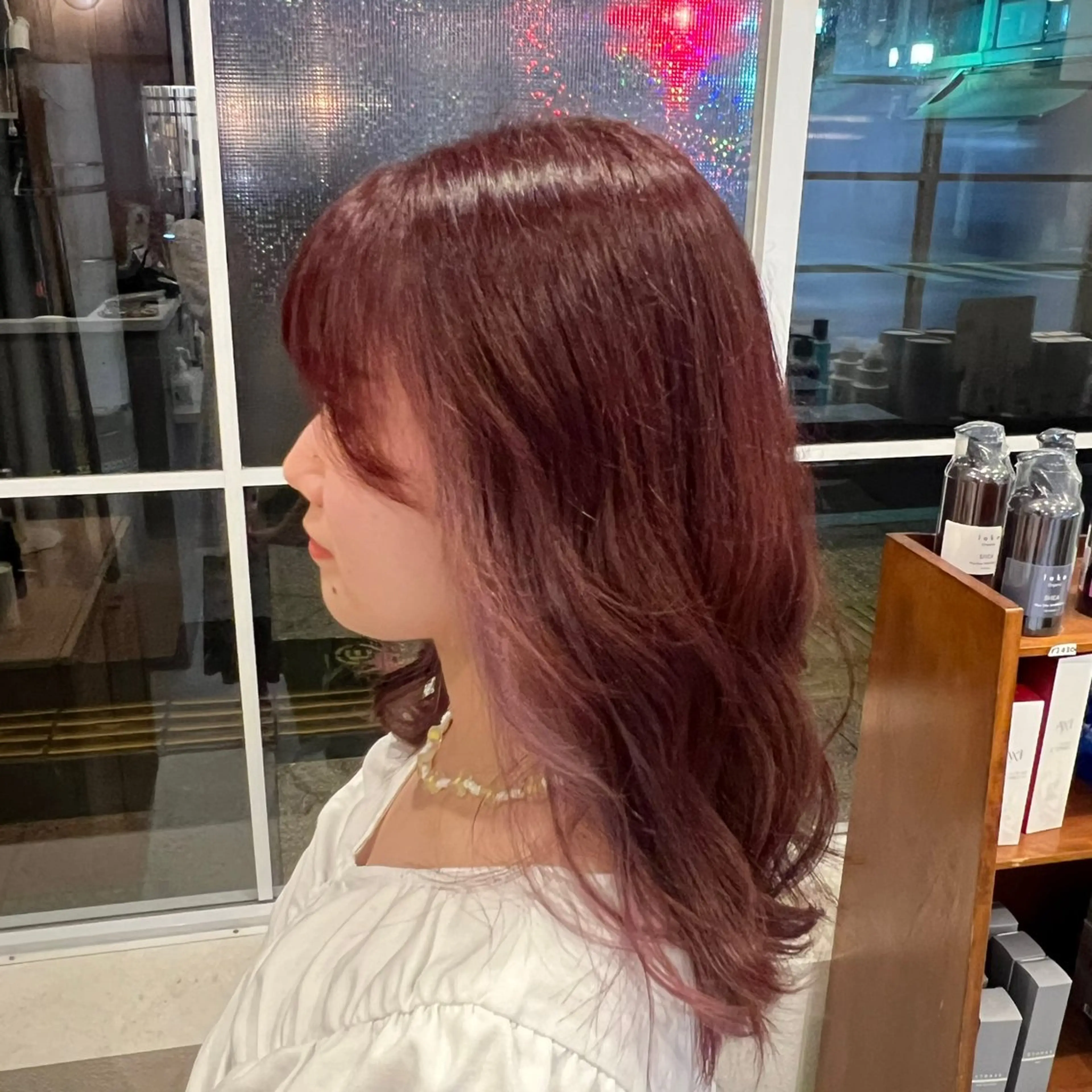 セミロング カラー 🥀さとう ゆうな🥀のヘアスタイル