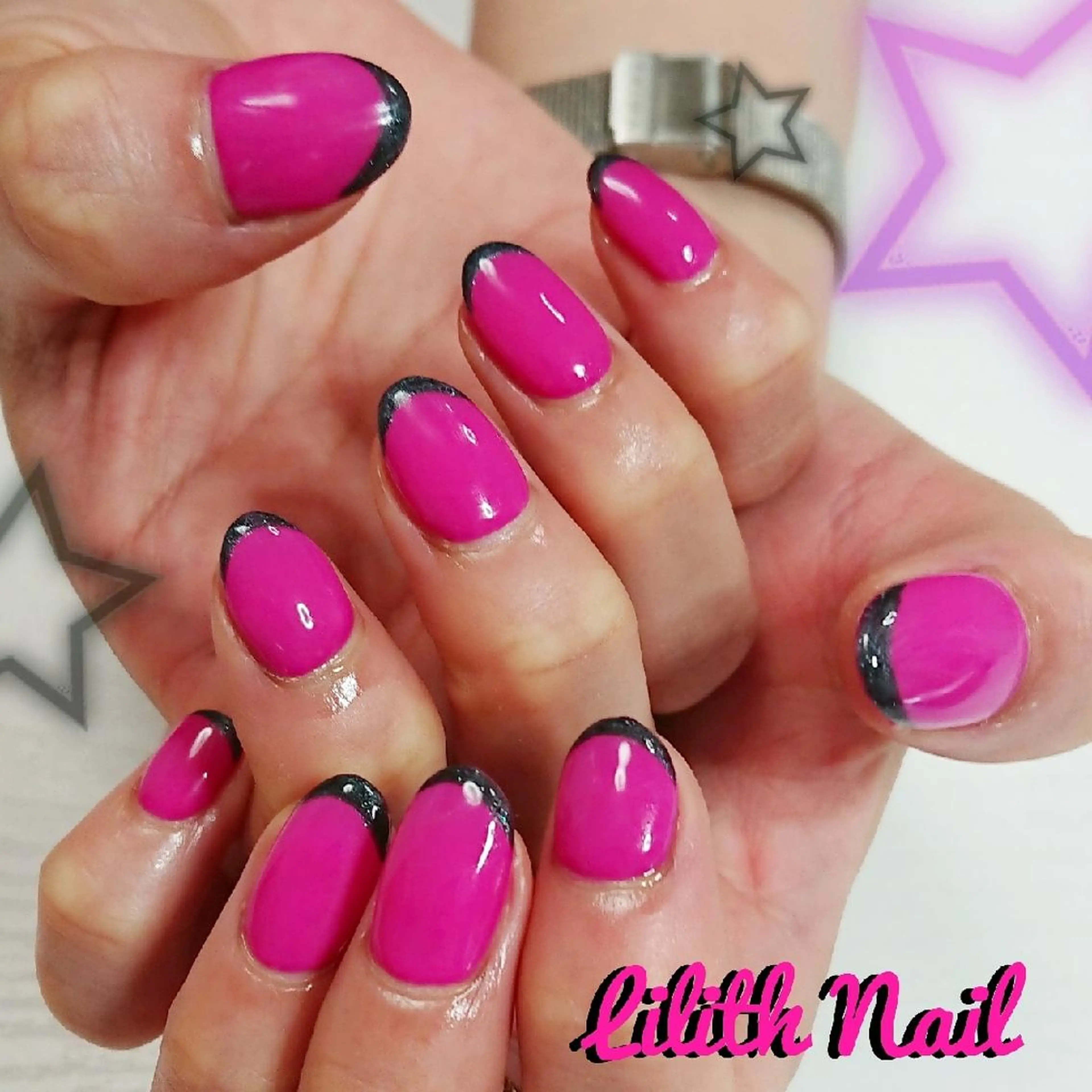 ネイル ピンク ハンドネイル Lilith Nailのネイルデザイン