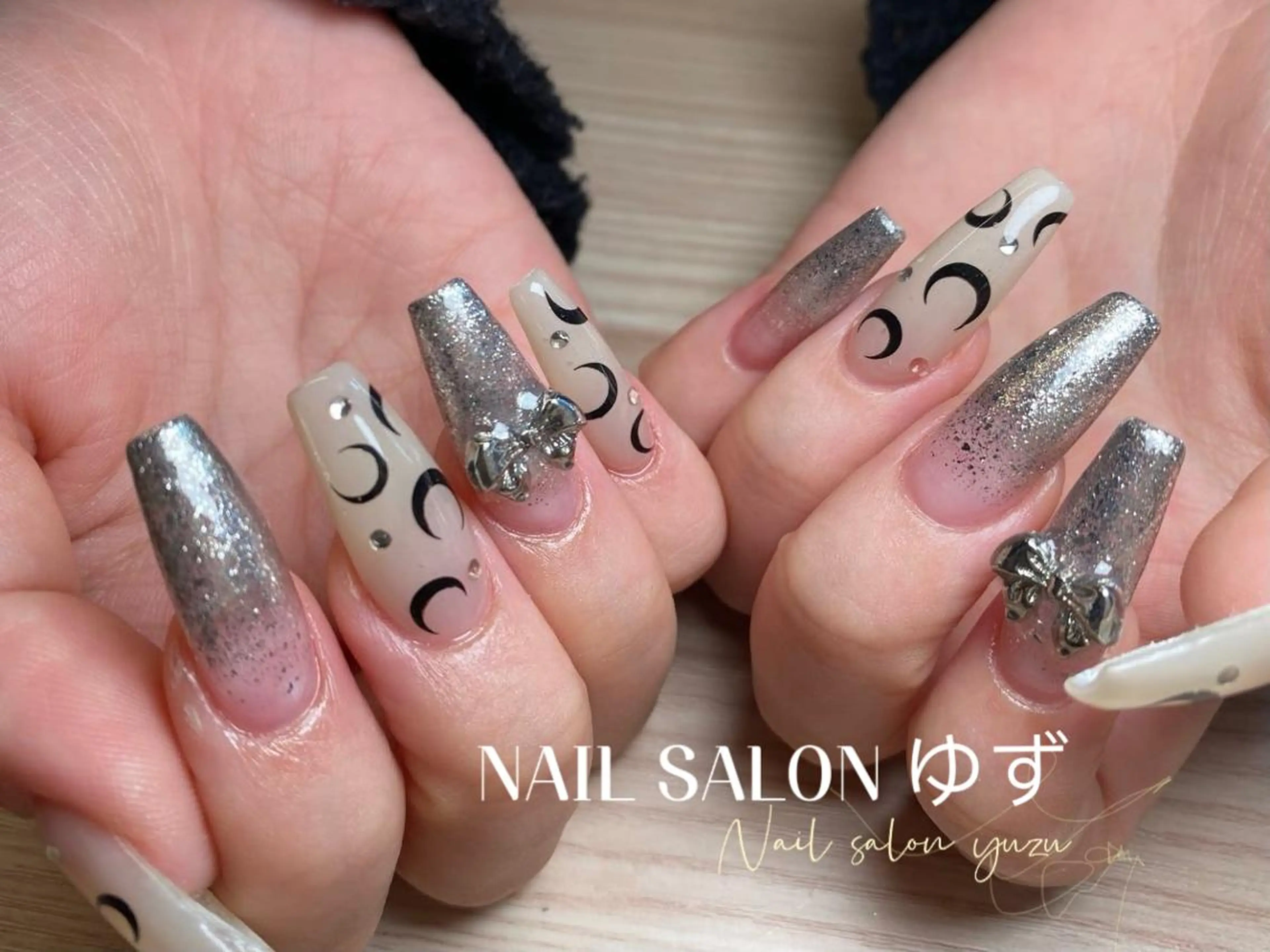 ネイル 長さ出し ハンドネイル MAKI💚💚💚 秋葉原.のネイルデザイン