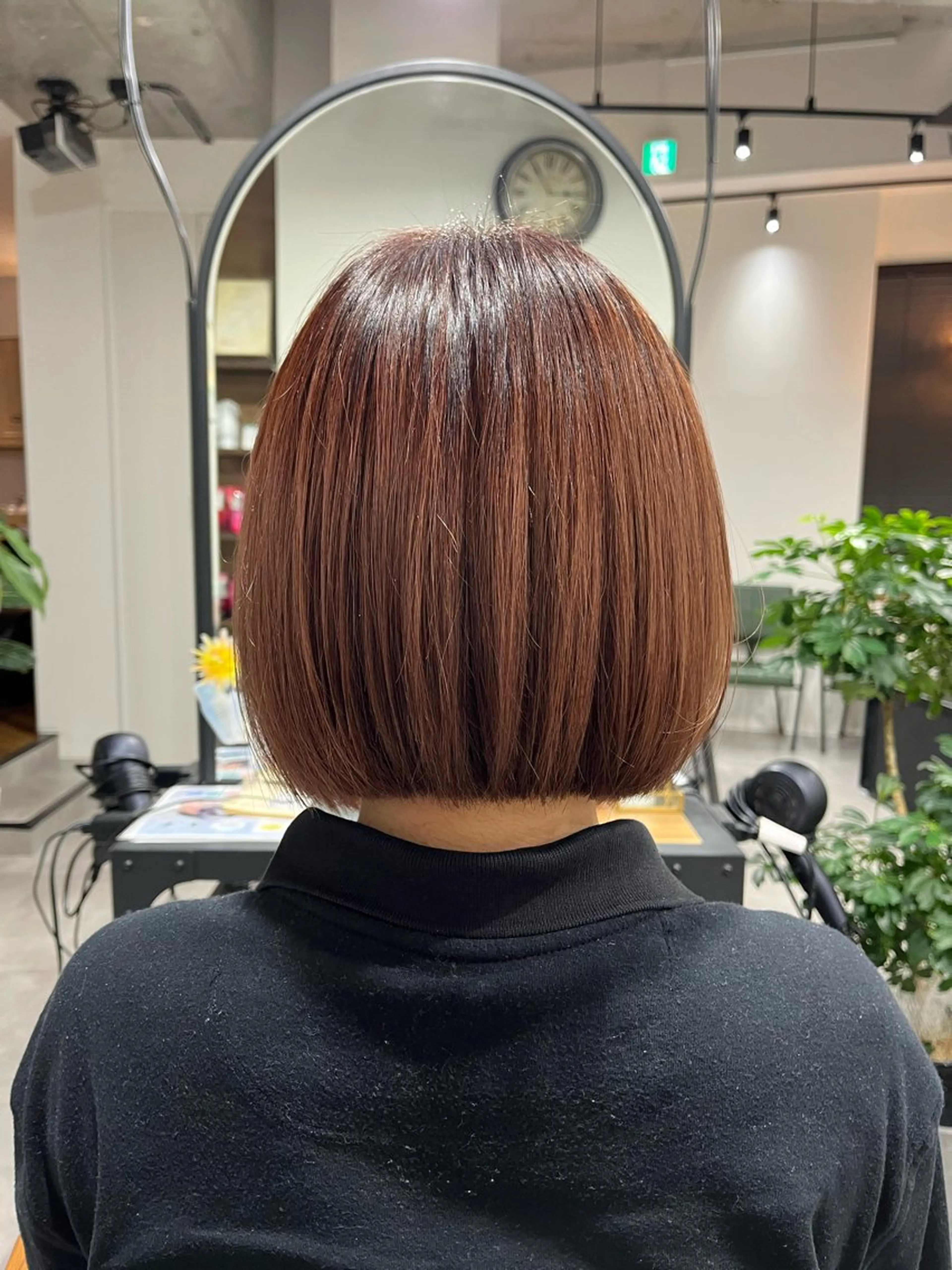 ショート ボブ くせ毛 縮毛矯正 レイヤー/透明感/髪 質改善/メンズ/佐藤のヘアスタイル